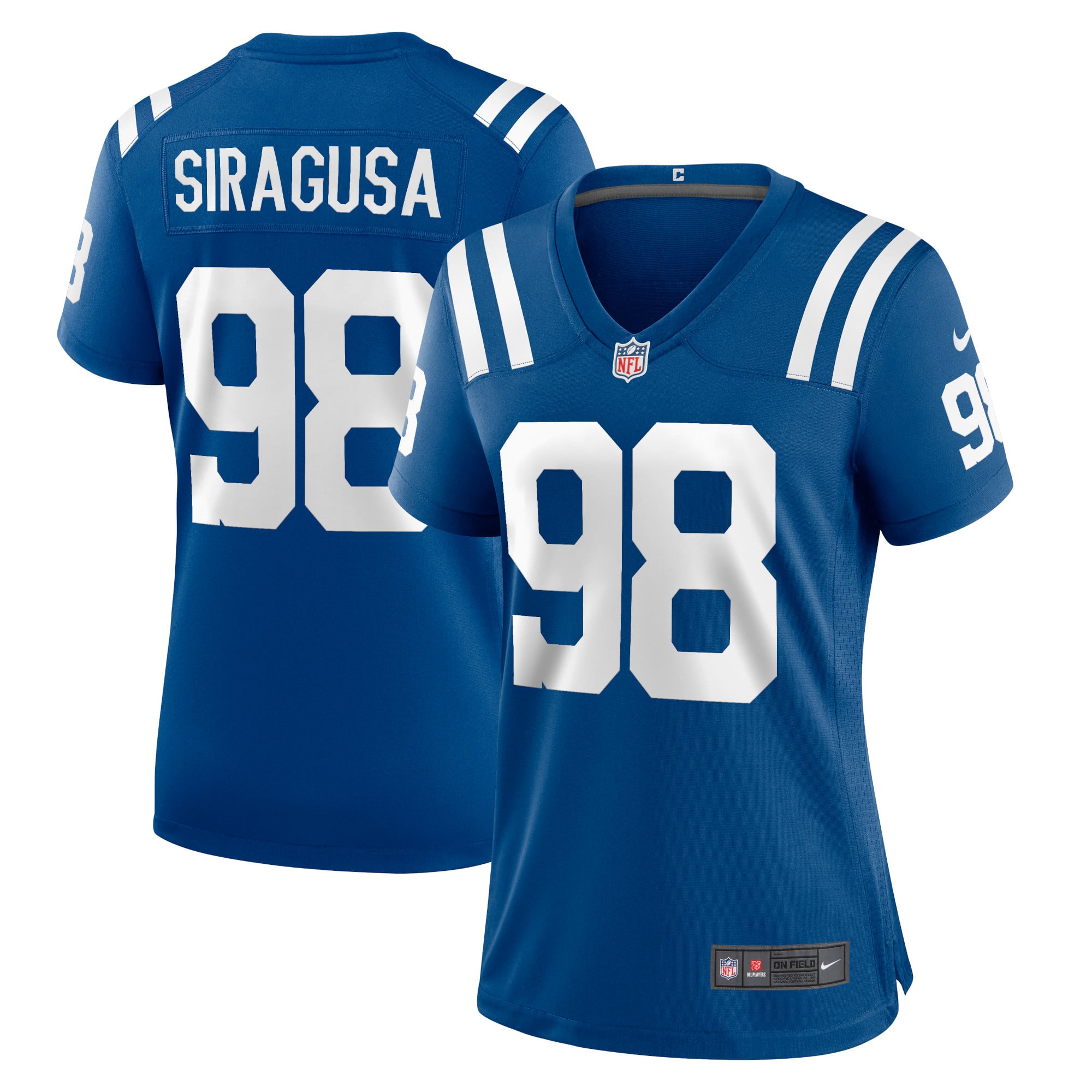 Tony Siragusa Indianapolis Colts Women's Indiana Nights Alternate Game Jersey - Royal - Royal - Image 2