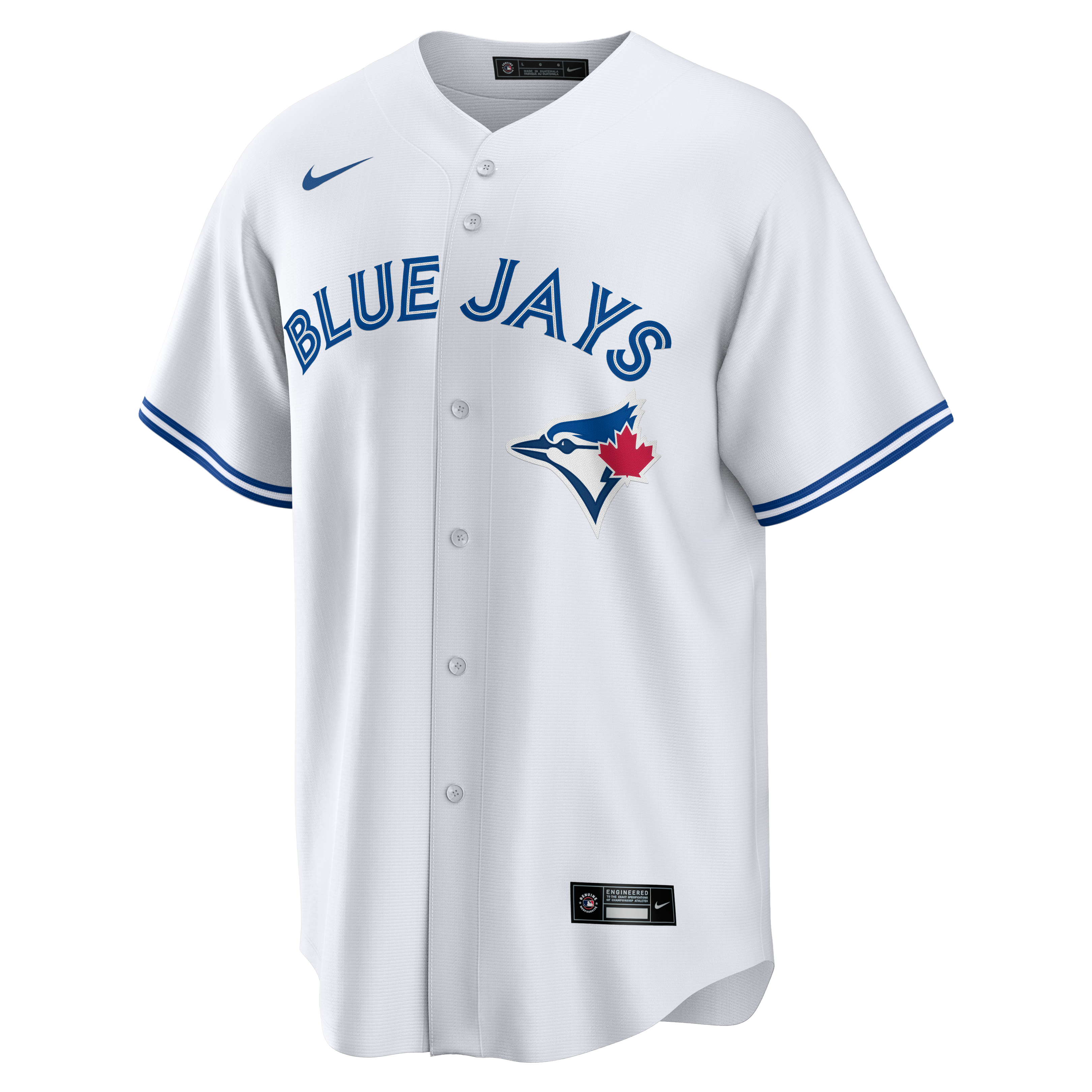 Toronto Blue Jays Home Big & Tall Jersey - White - Image 3