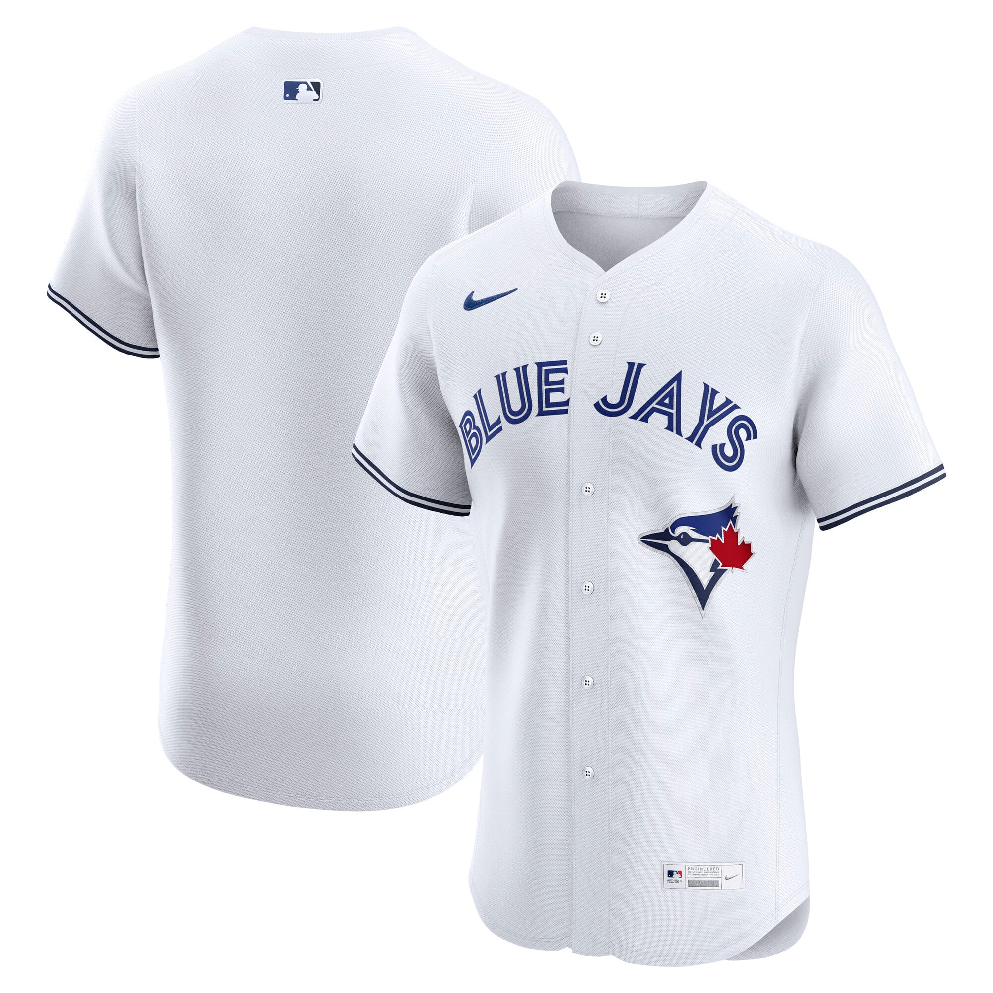 Toronto Blue Jays Home Elite Jersey - White - Image 2