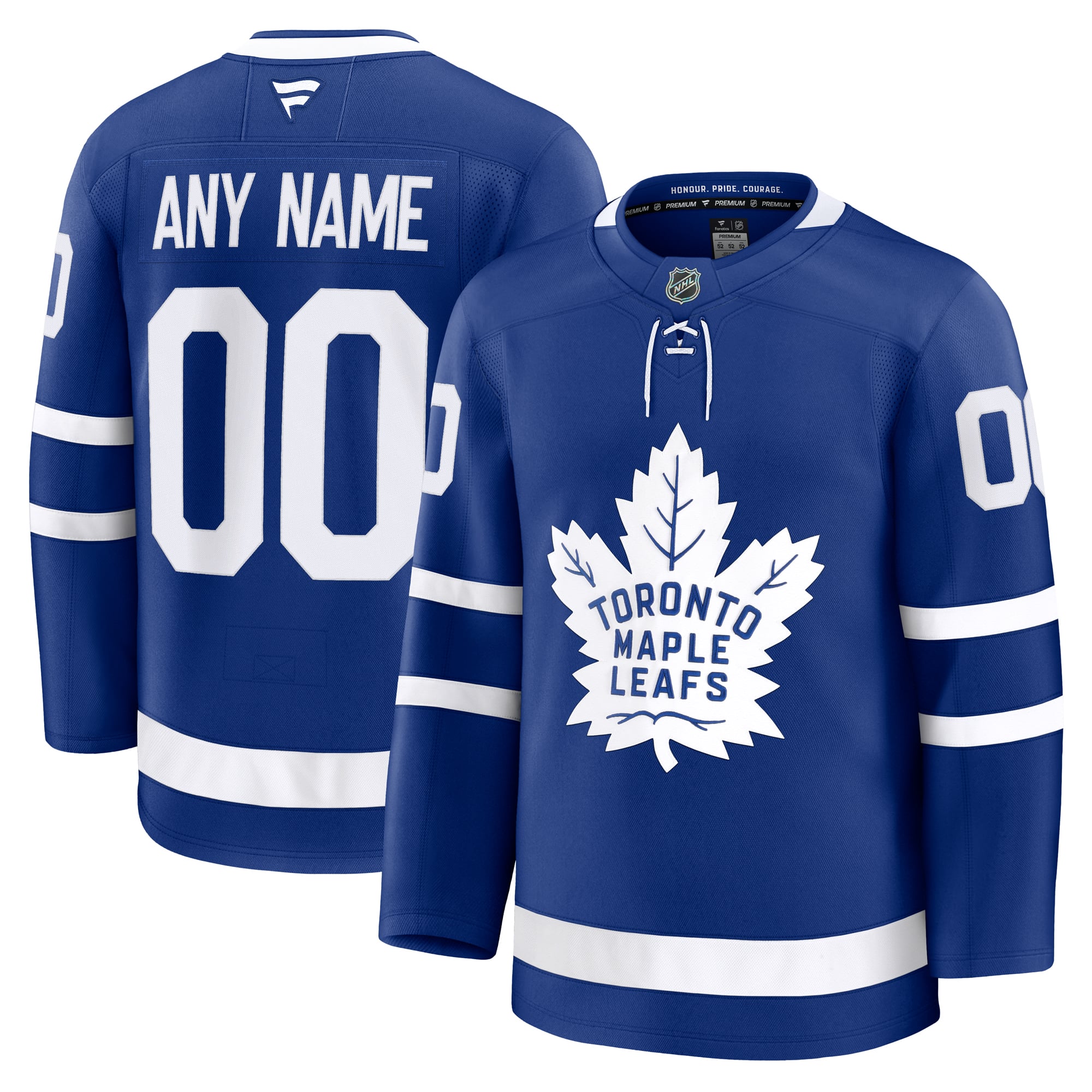 Toronto Maple Leafs Home Premium Custom Jersey - Blue - Image 2