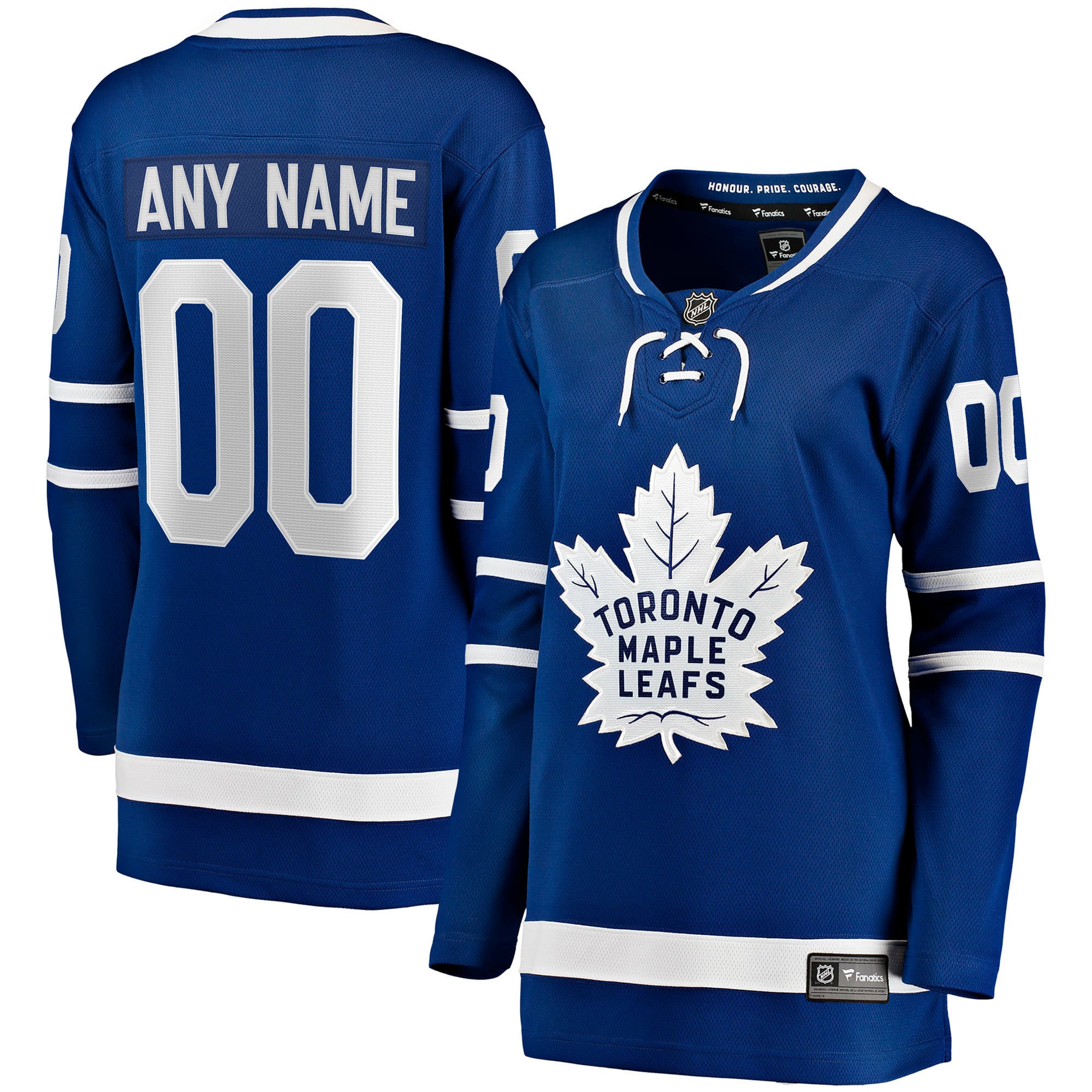 Toronto Maple Leafs Women's Home Breakaway Custom Jersey - Blue - Image 2