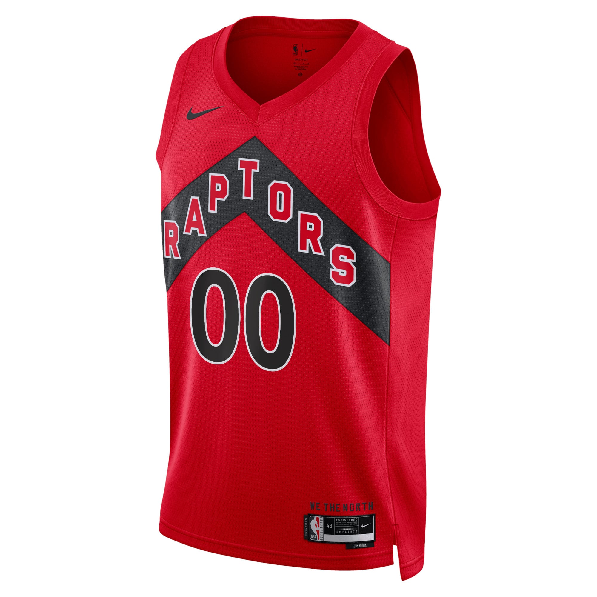 Toronto Raptors Unisex Swingman Custom Jersey White - Association Edition - Red - Image 3