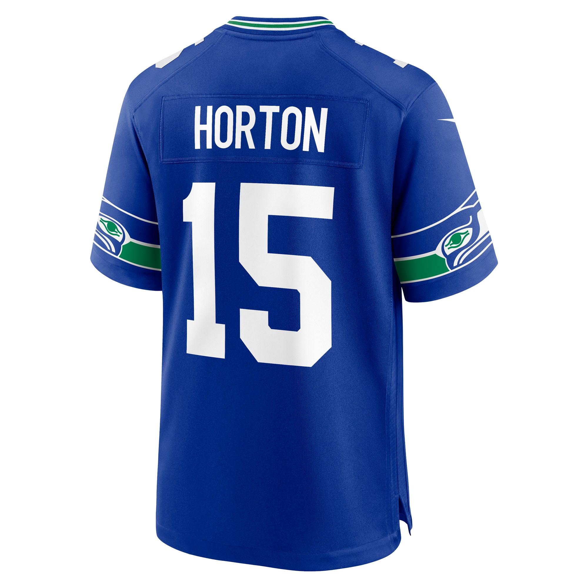 Tory Horton Seattle Seahawks Team Game Jersey - College Navy - Royal - Image 4