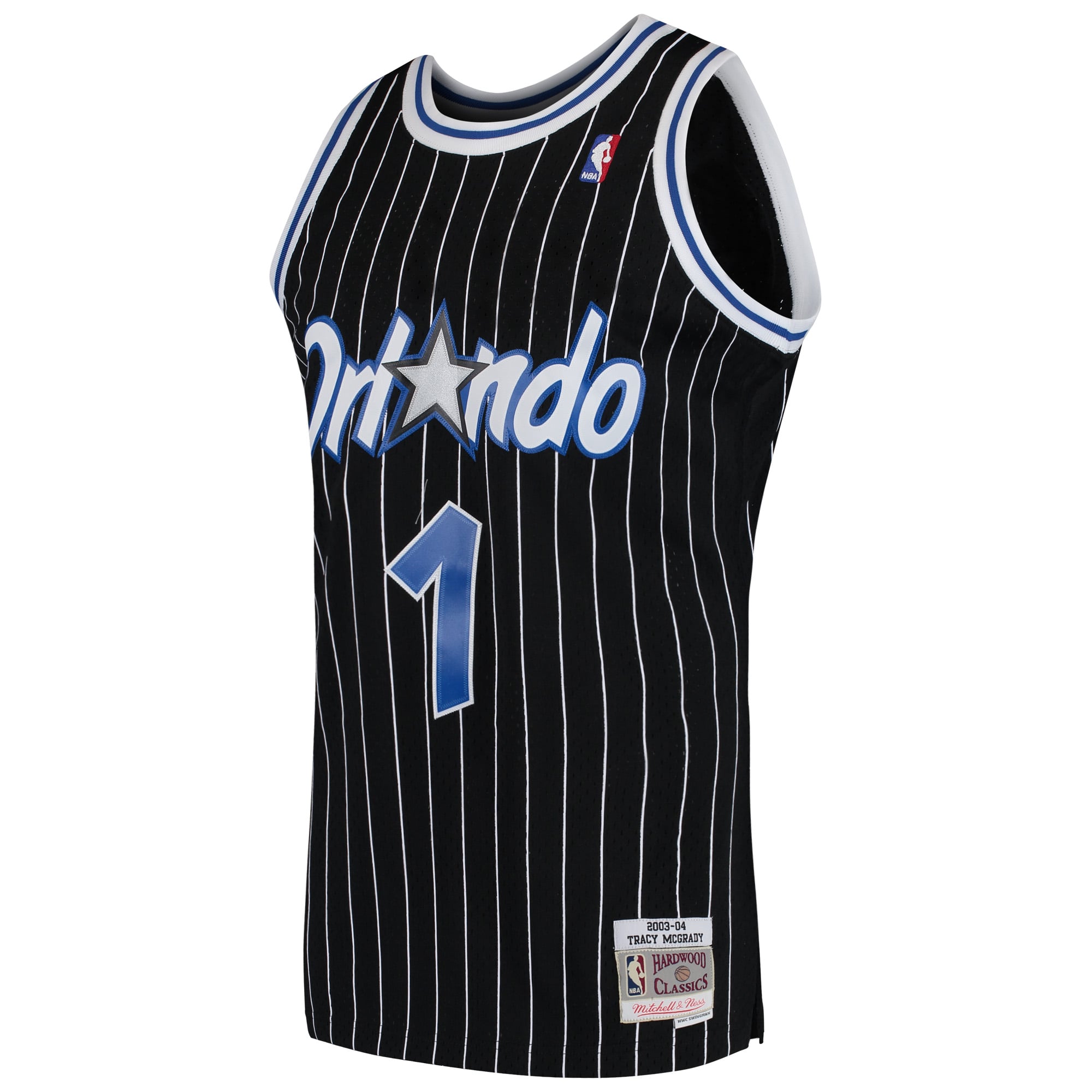 Tracy McGrady Orlando Magic Hardwood Classics Swingman Jersey - Black - Image 3