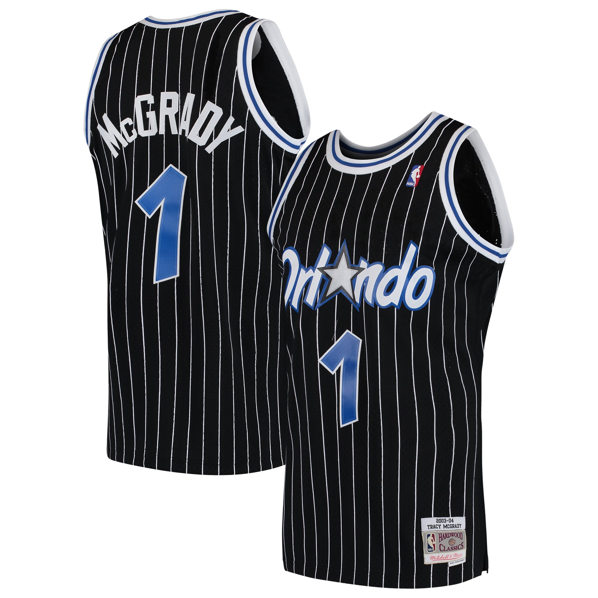 Tracy McGrady Orlando Magic Hardwood Classics Swingman Jersey - Black - Image 2