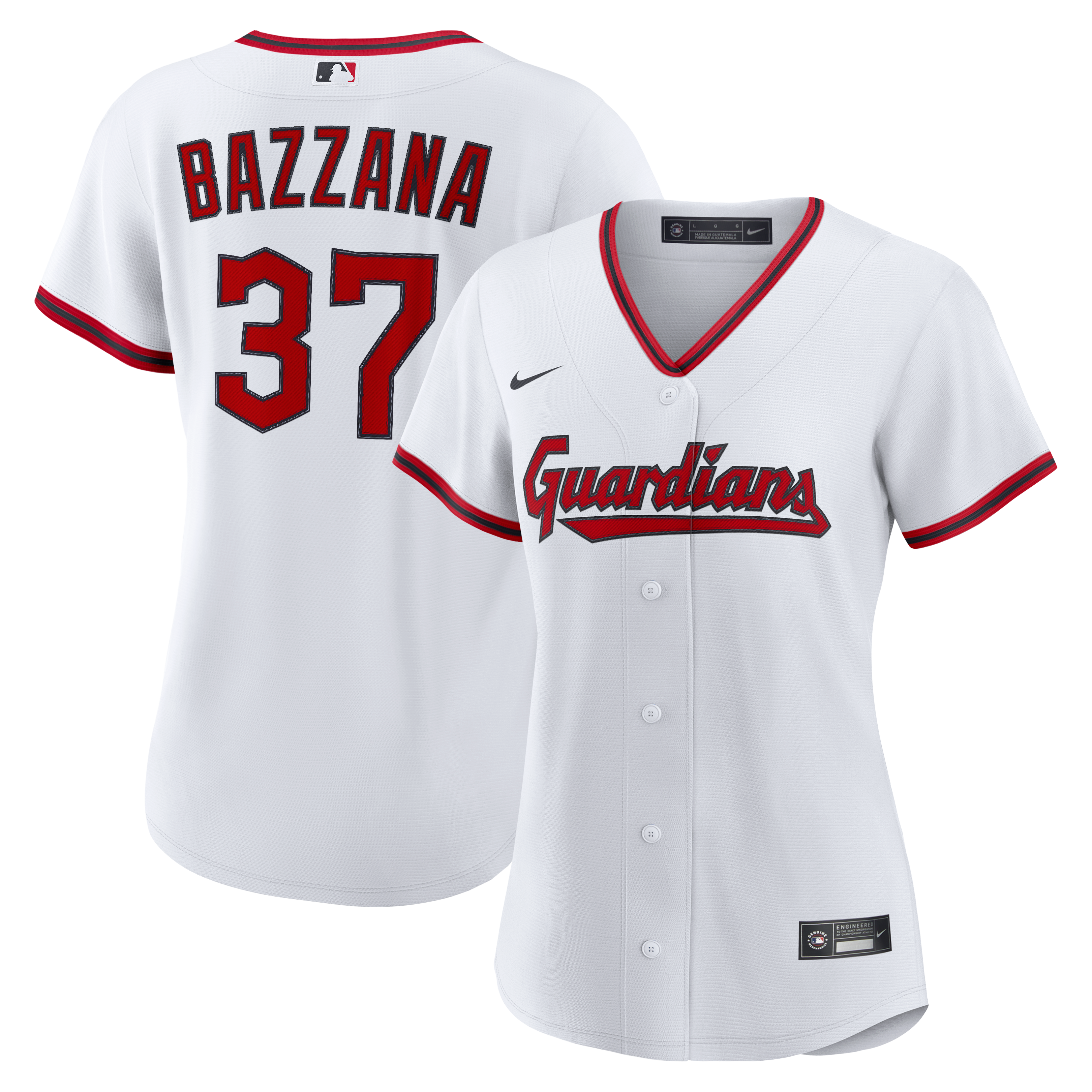Travis Bazzana Cleveland Guardians Women's Home Jersey - White