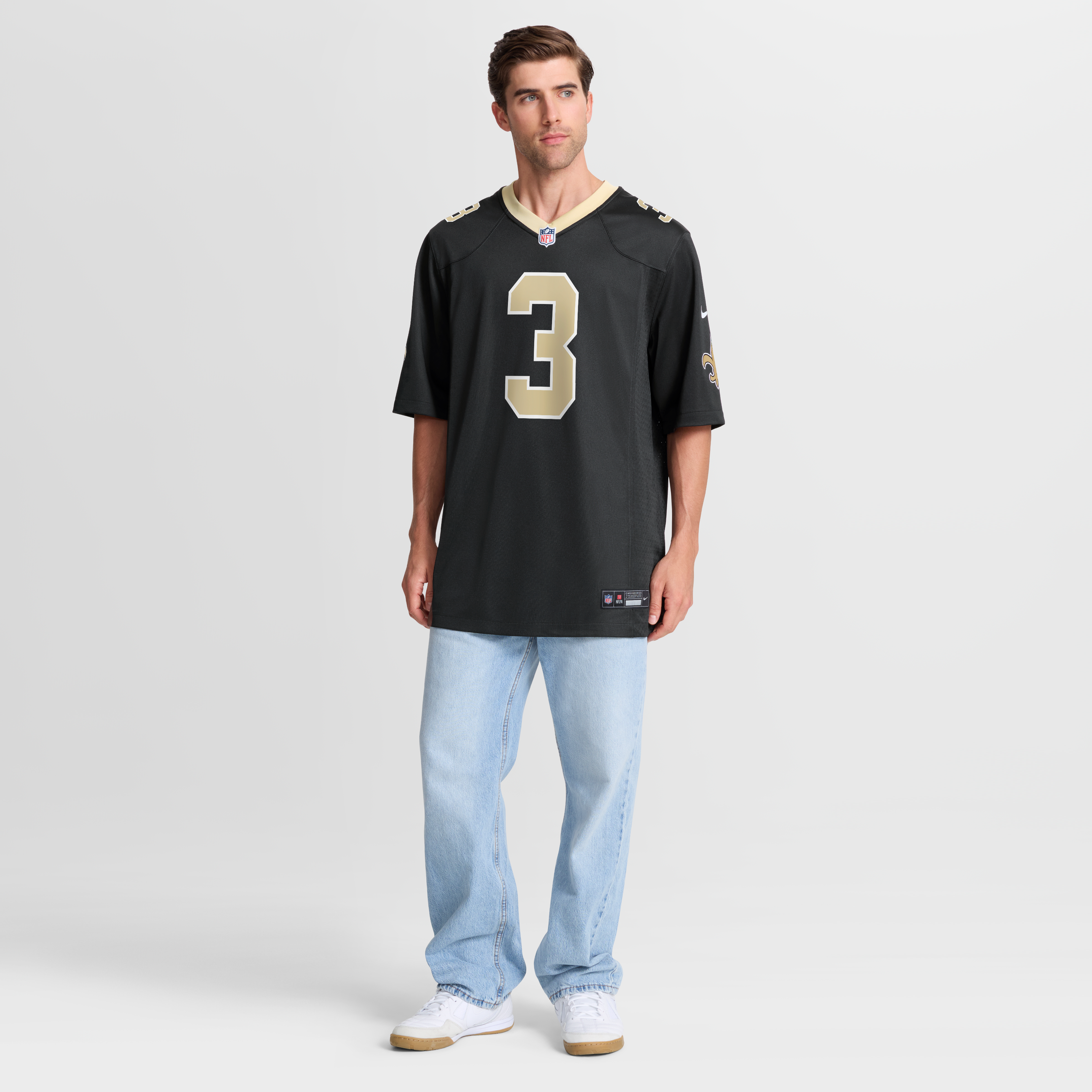 Travis Etienne Jr New Orleans Saints Game Jersey - Black - Image 3
