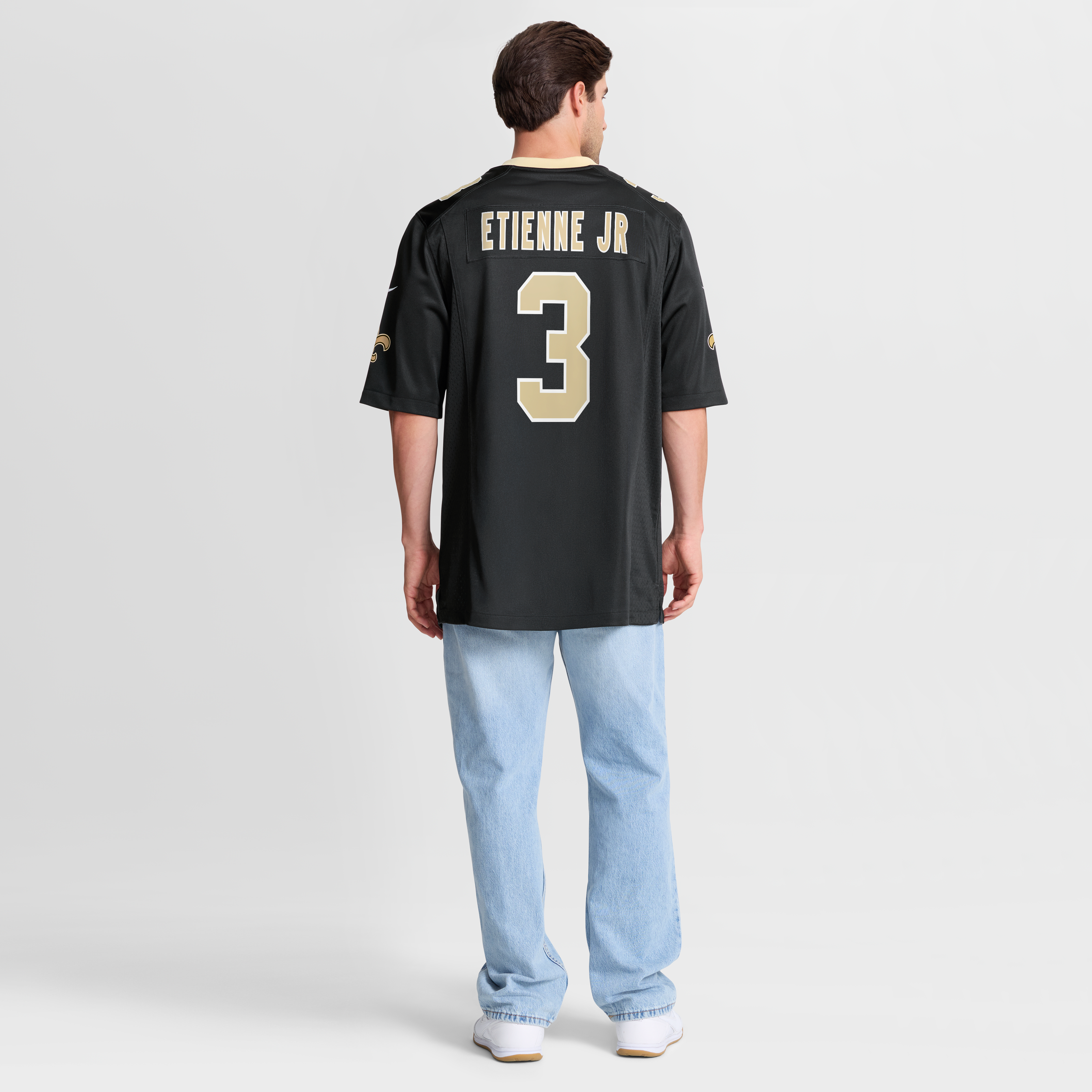 Travis Etienne Jr New Orleans Saints Game Jersey - Black - Image 4