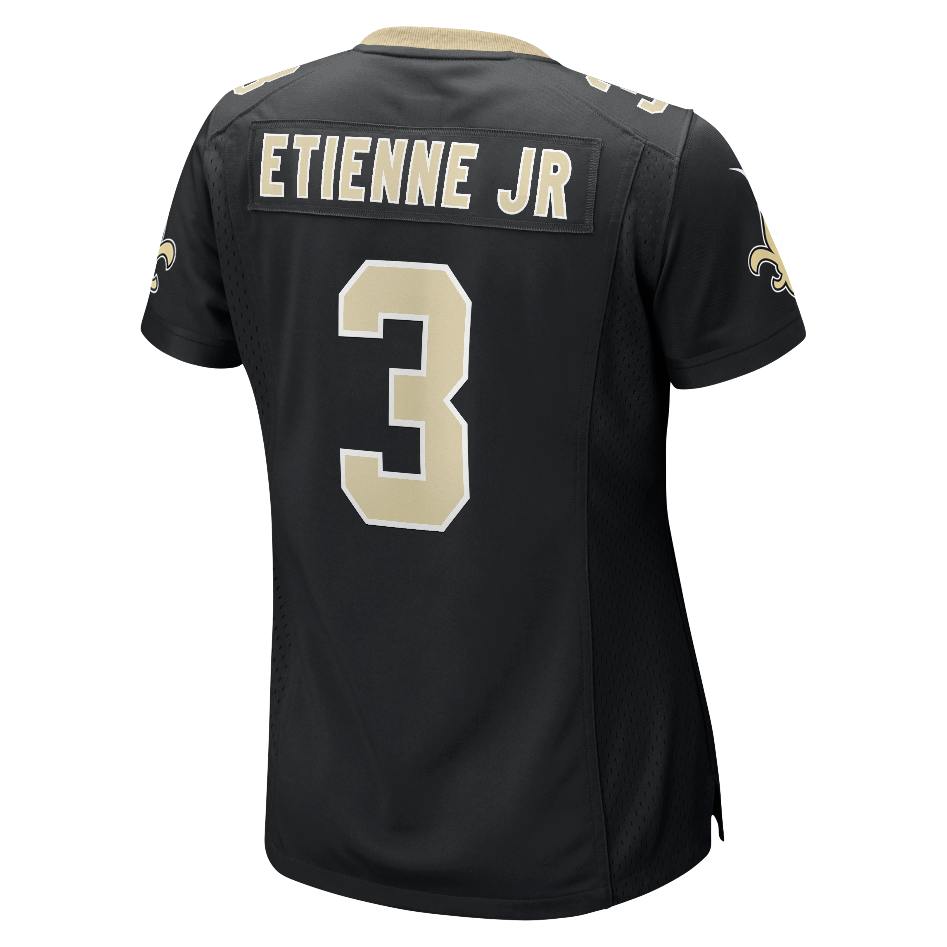 Travis Etienne Jr New Orleans Saints Women's Team Game Jersey - Black - Image 8