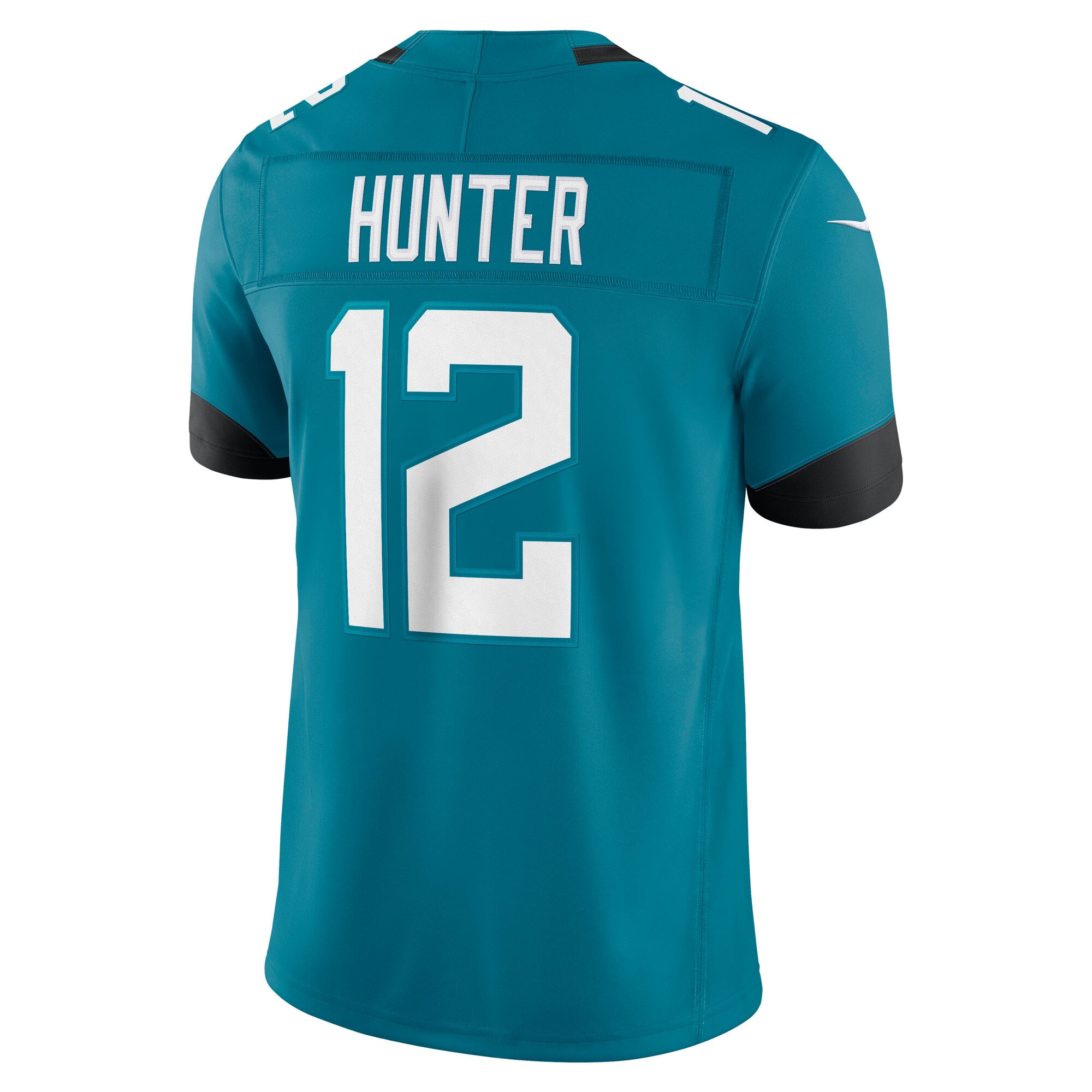 Travis Hunter Jacksonville Jaguars Team Vapor F.U.S.E. Stitched Limited Jersey - Teal - Image 4