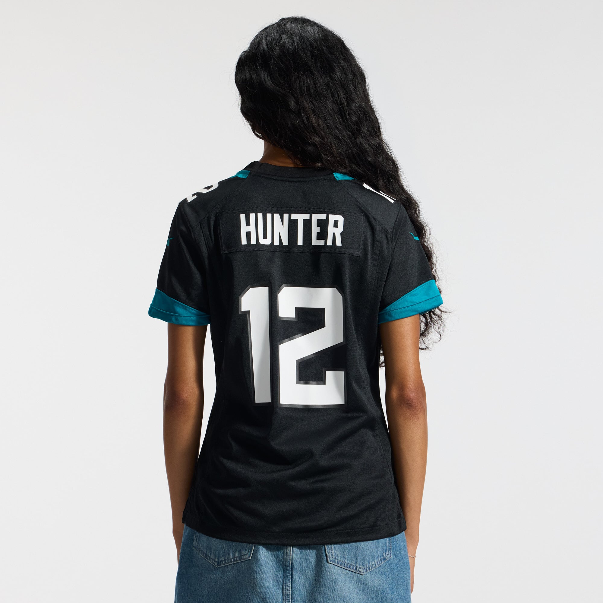 Travis Hunter Jacksonville Jaguars Women's Alternate Game Jersey - Black - Black - Image 5