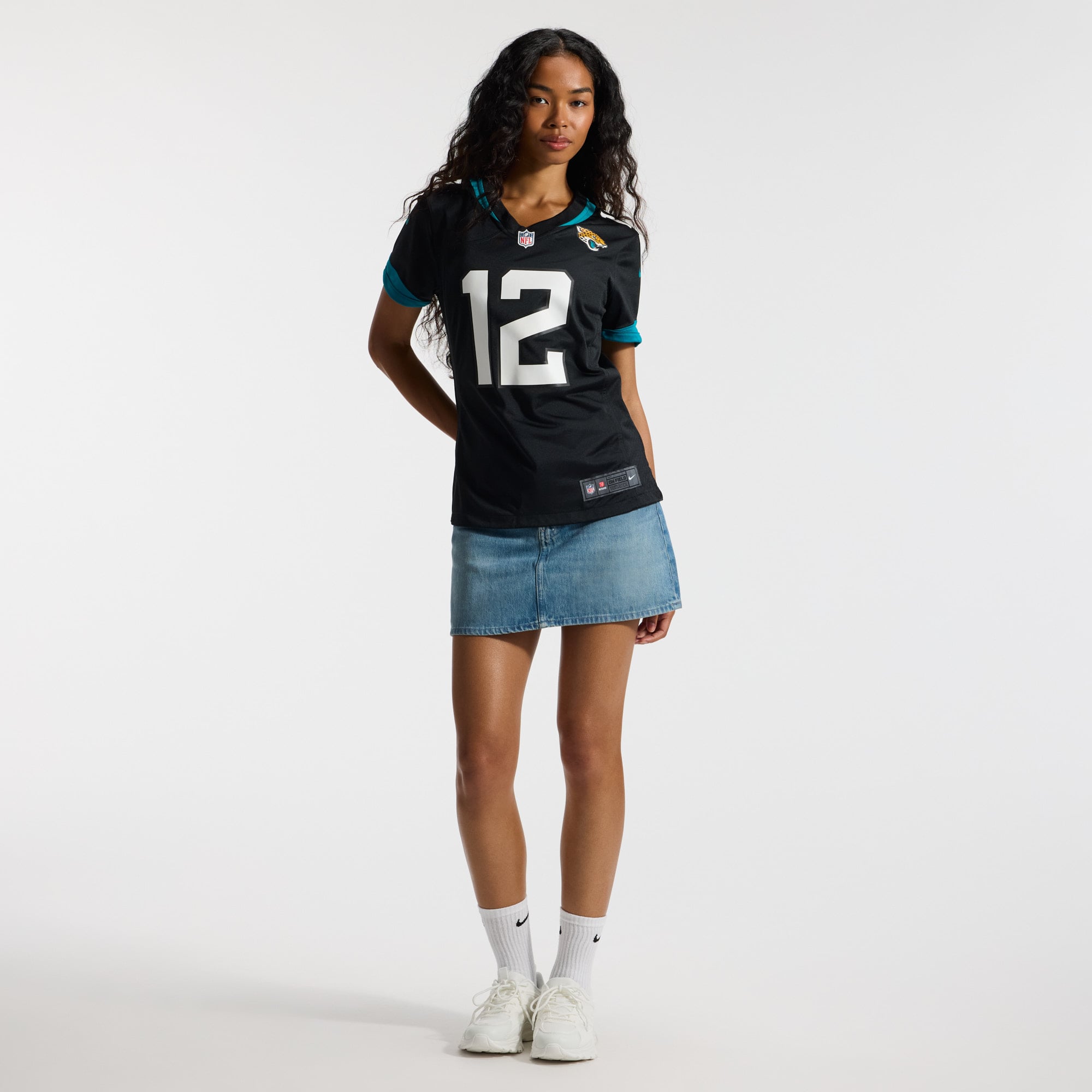Travis Hunter Jacksonville Jaguars Women's Alternate Game Jersey - Black - Black - Image 6