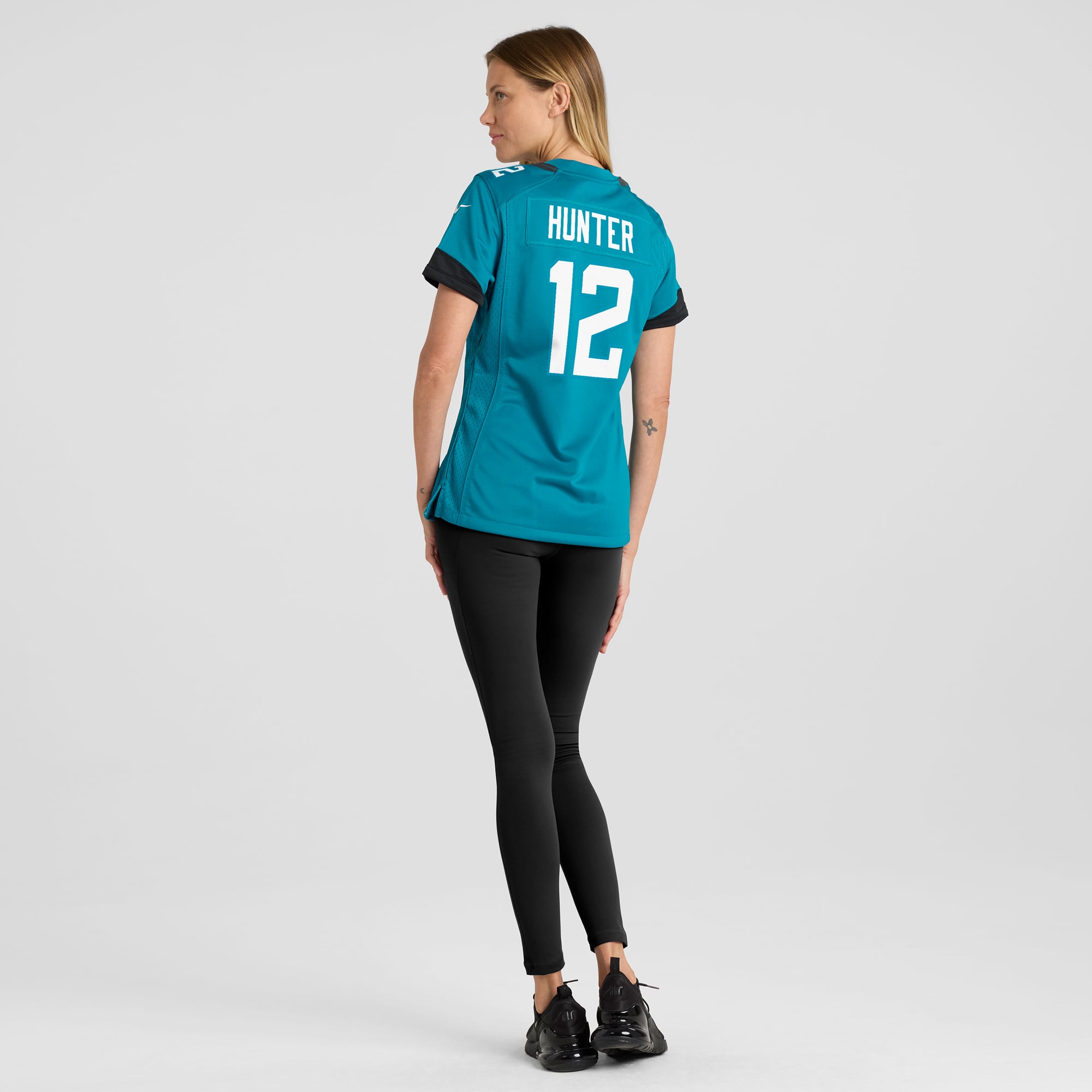 Travis Hunter Jacksonville Jaguars Women's Game Jersey - White - Teal - Image 6