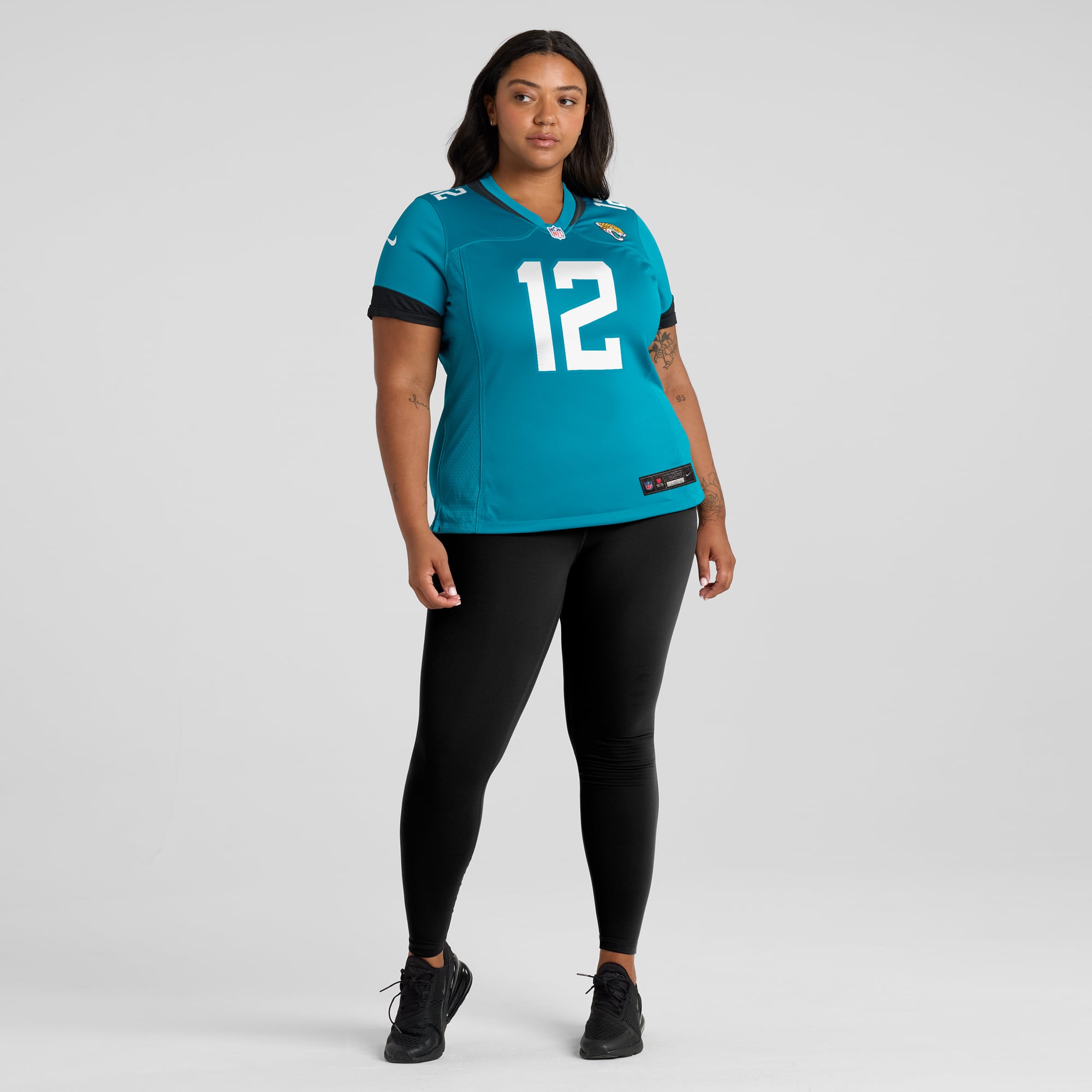 Travis Hunter Jacksonville Jaguars Women's Game Jersey - White - Teal - Image 7