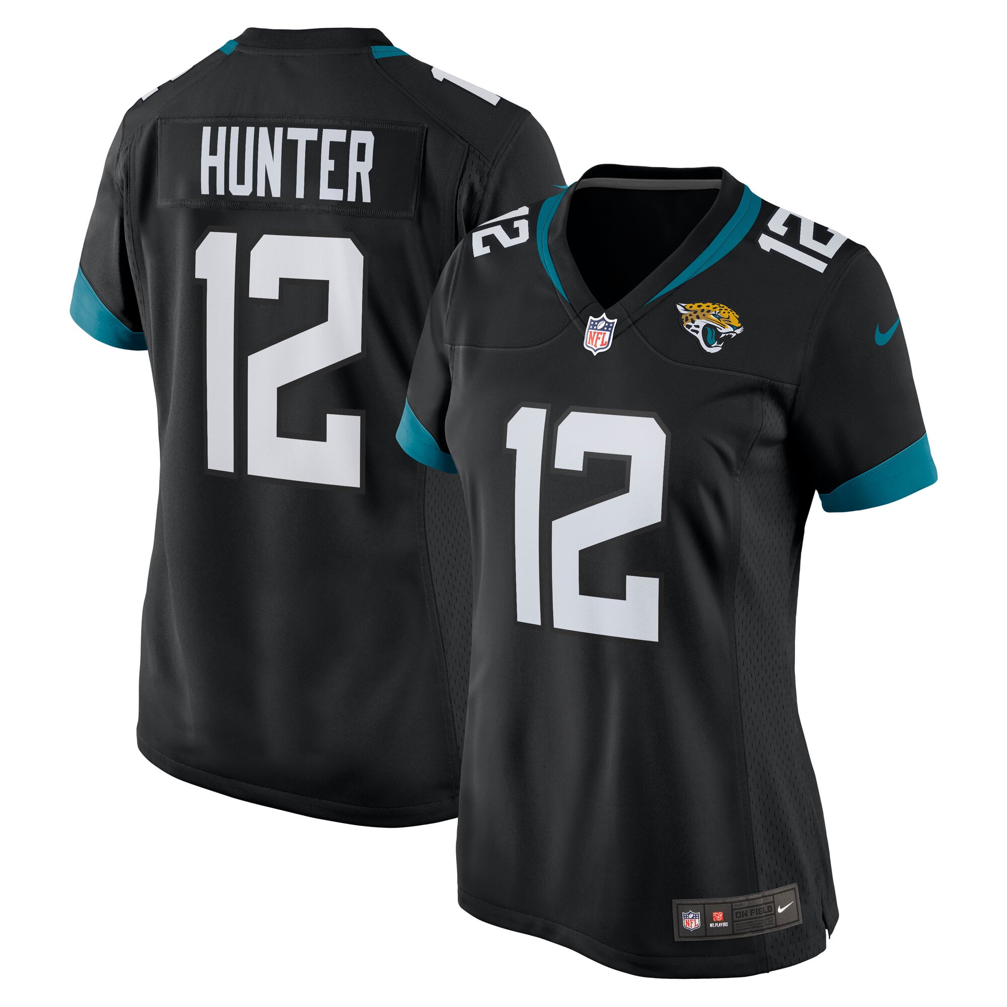 Travis Hunter Jacksonville Jaguars Women's Team Game Jersey - Black