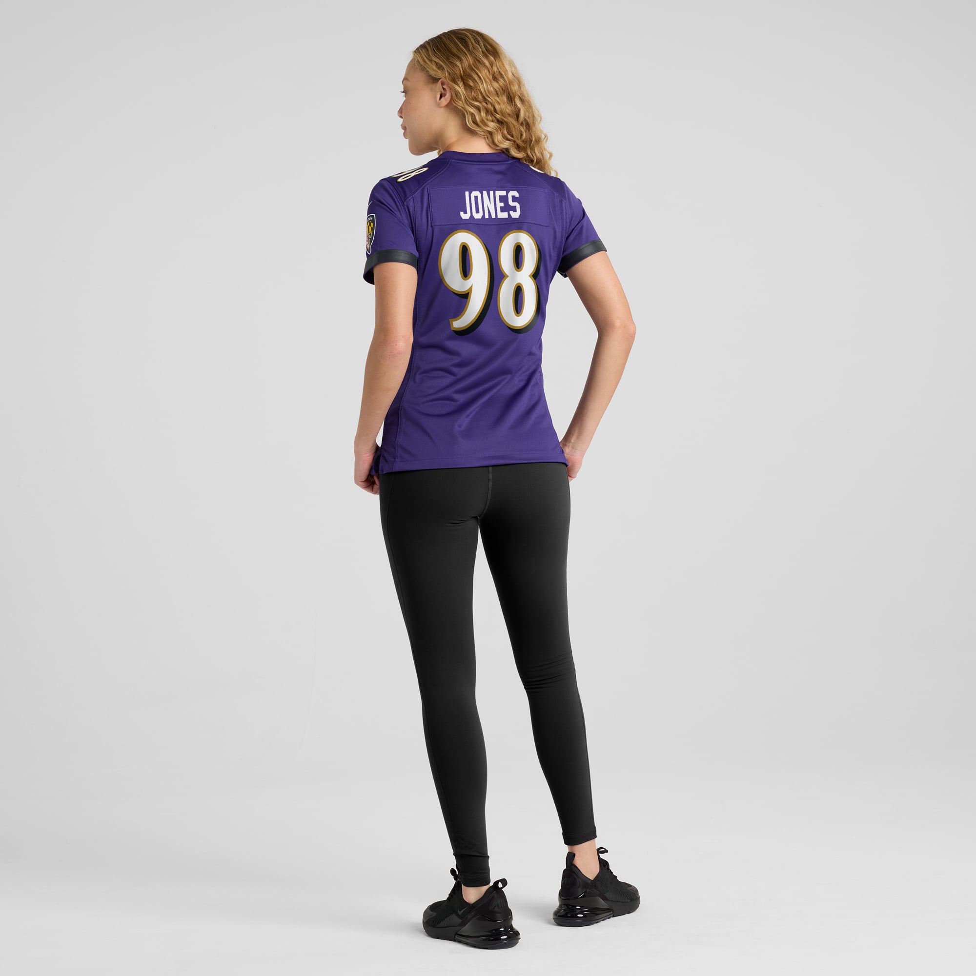 Travis Jones Baltimore Ravens Women's Player Game Jersey - Purple - Image 6