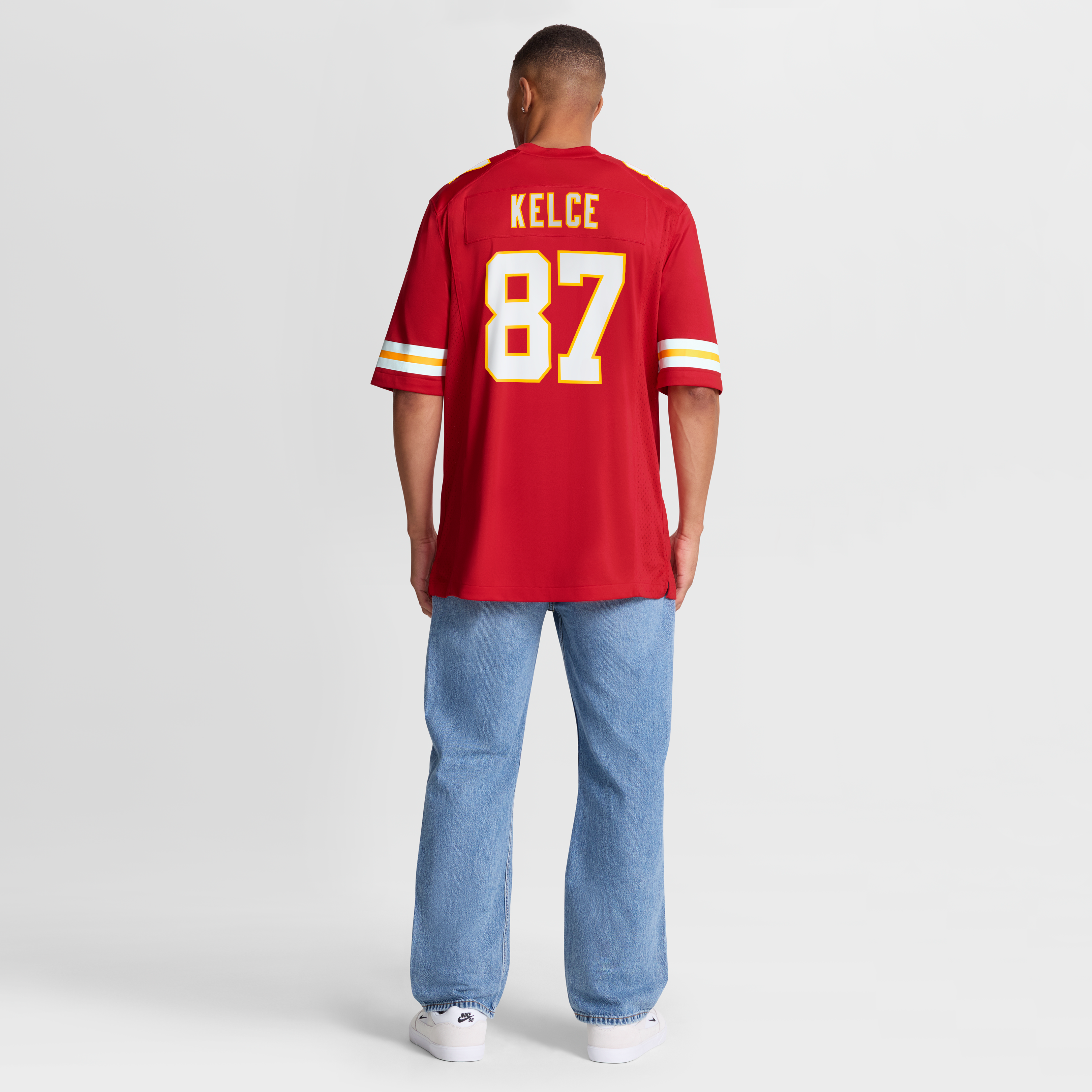 Travis Kelce Kansas City Chiefs Game Jersey - Red - Image 9