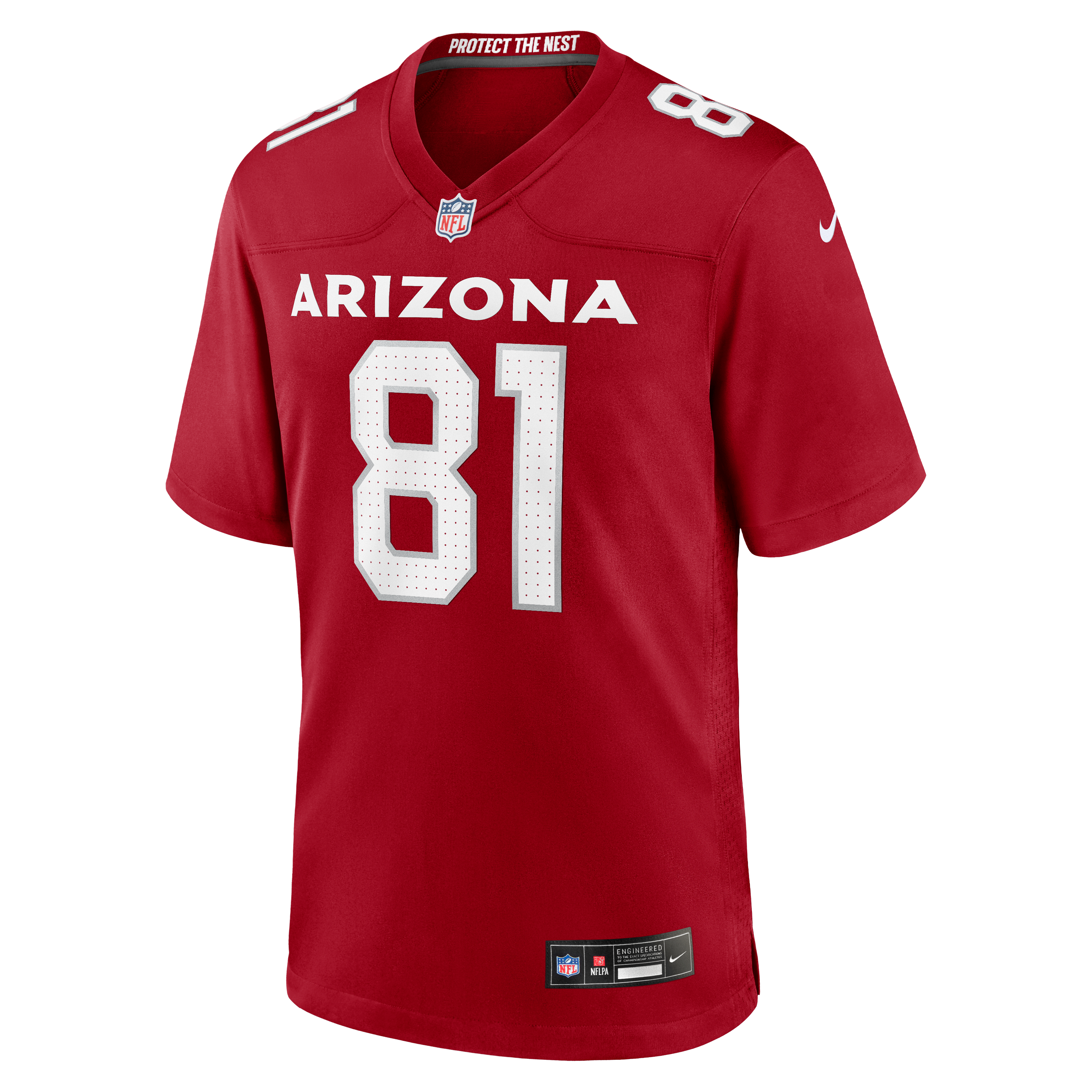 Travis Vokolek Arizona Cardinals Team Game Jersey - Cardinal - Image 3