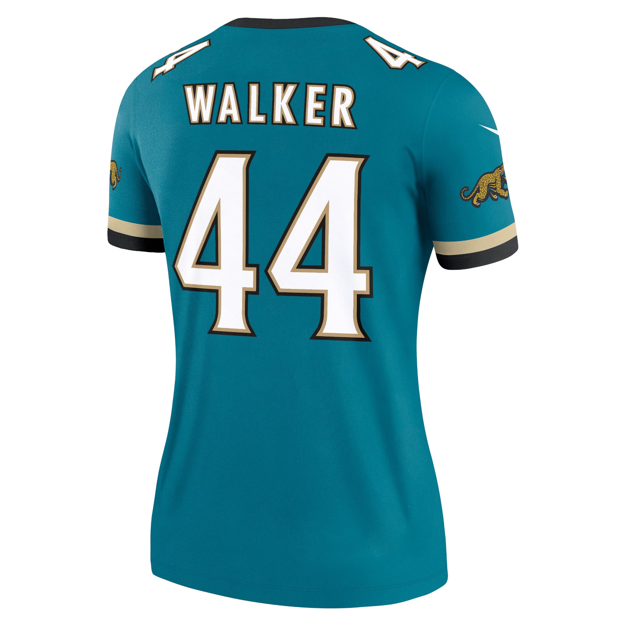 Travon Walker Jacksonville Jaguars Women's Alternate Legend Player Performance Top - Prowler Throwback Teal - Image 4