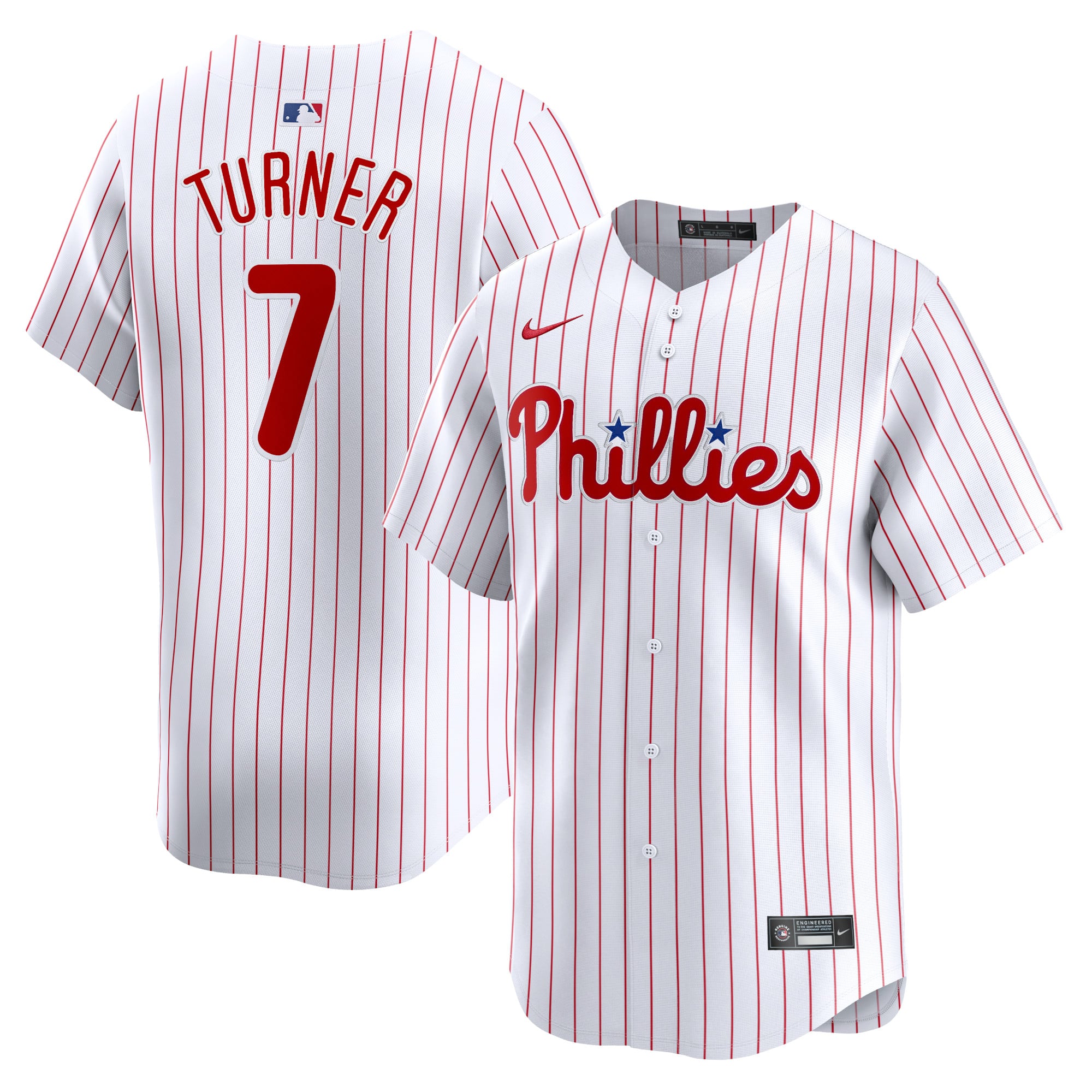Trea Turner Philadelphia Phillies Home Limited Player Jersey - White - Image 2