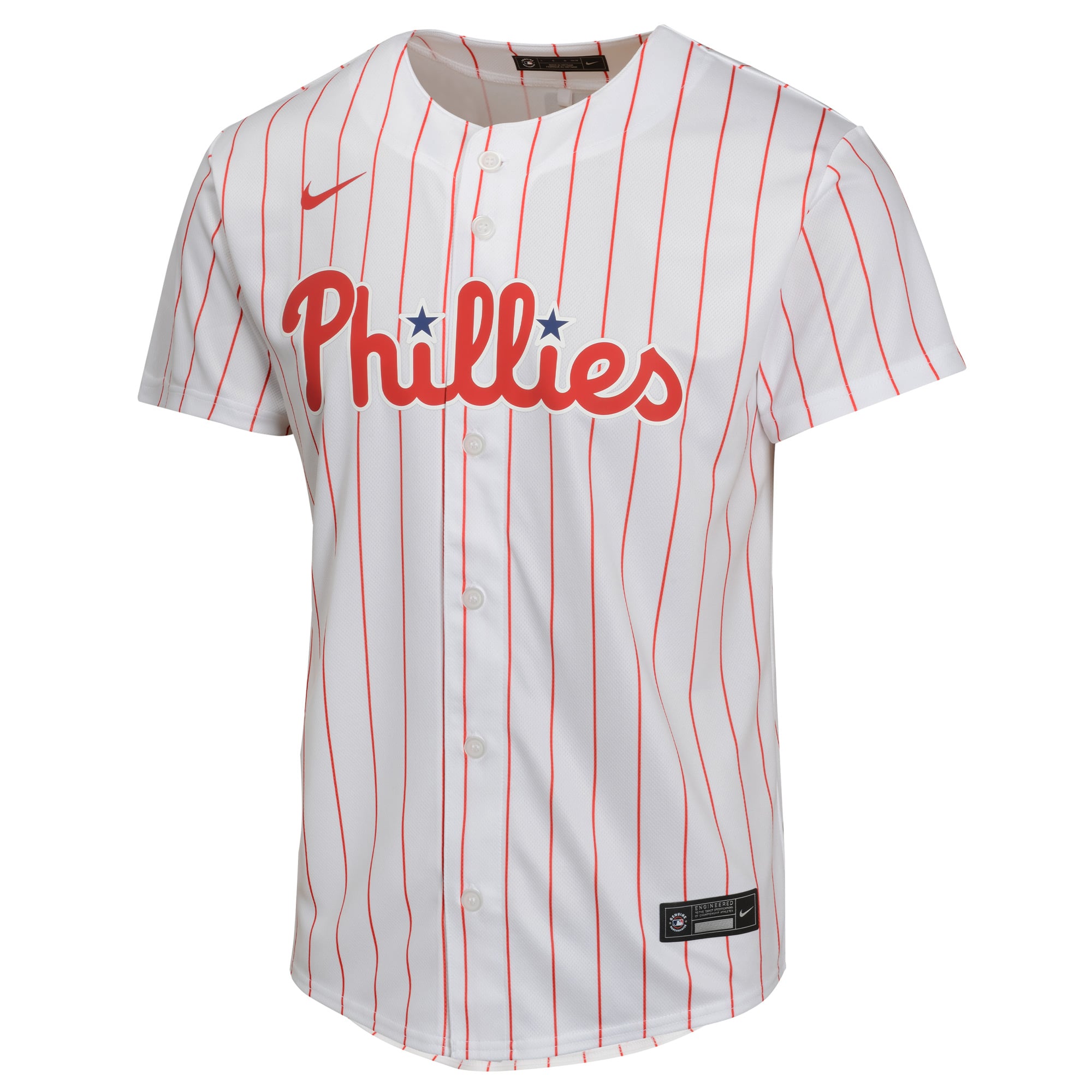 Trea Turner Philadelphia Phillies Youth Home Game Player Jersey - White - Image 3