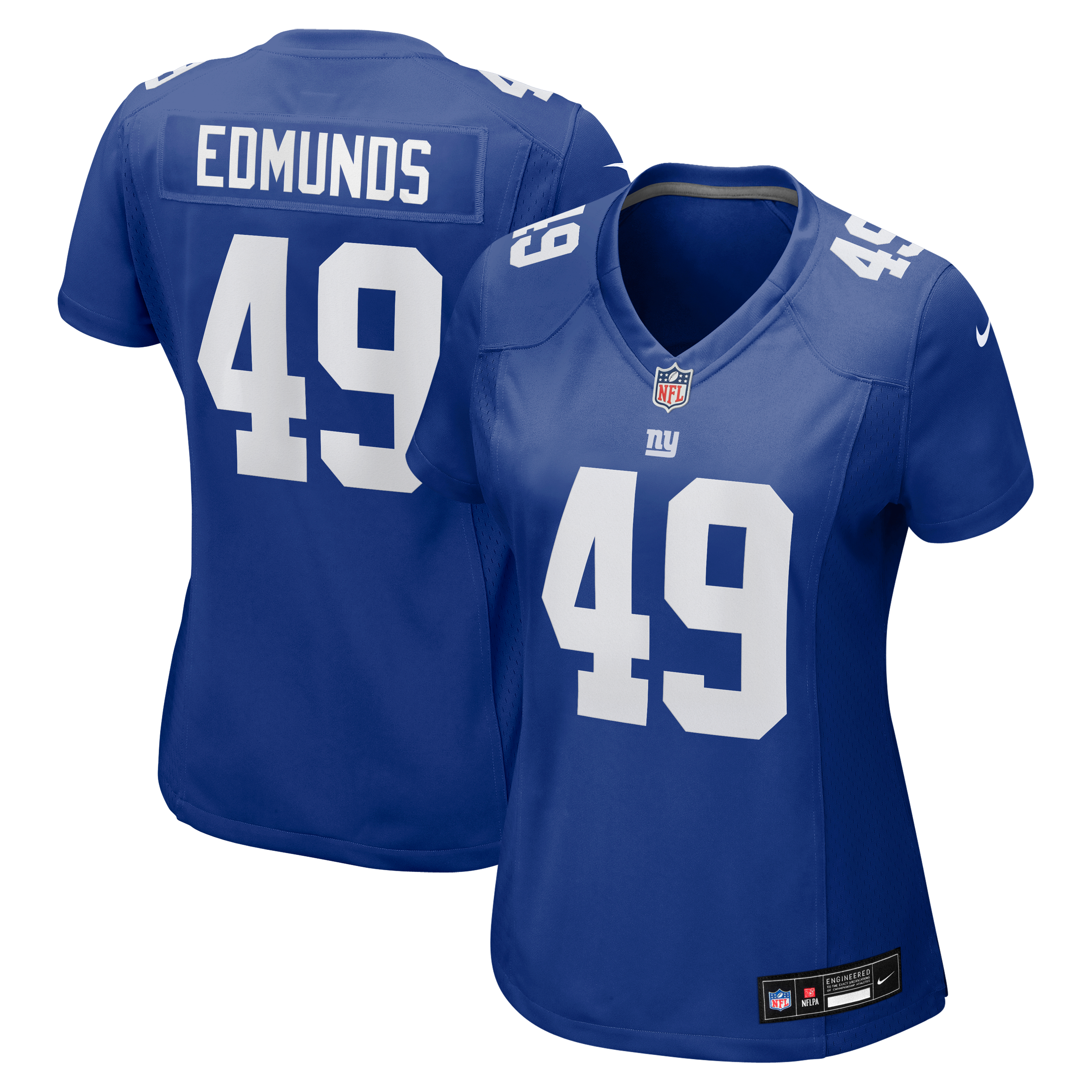Tremaine Edmunds New York Giants Women's Team Game Jersey - Royal - Image 2