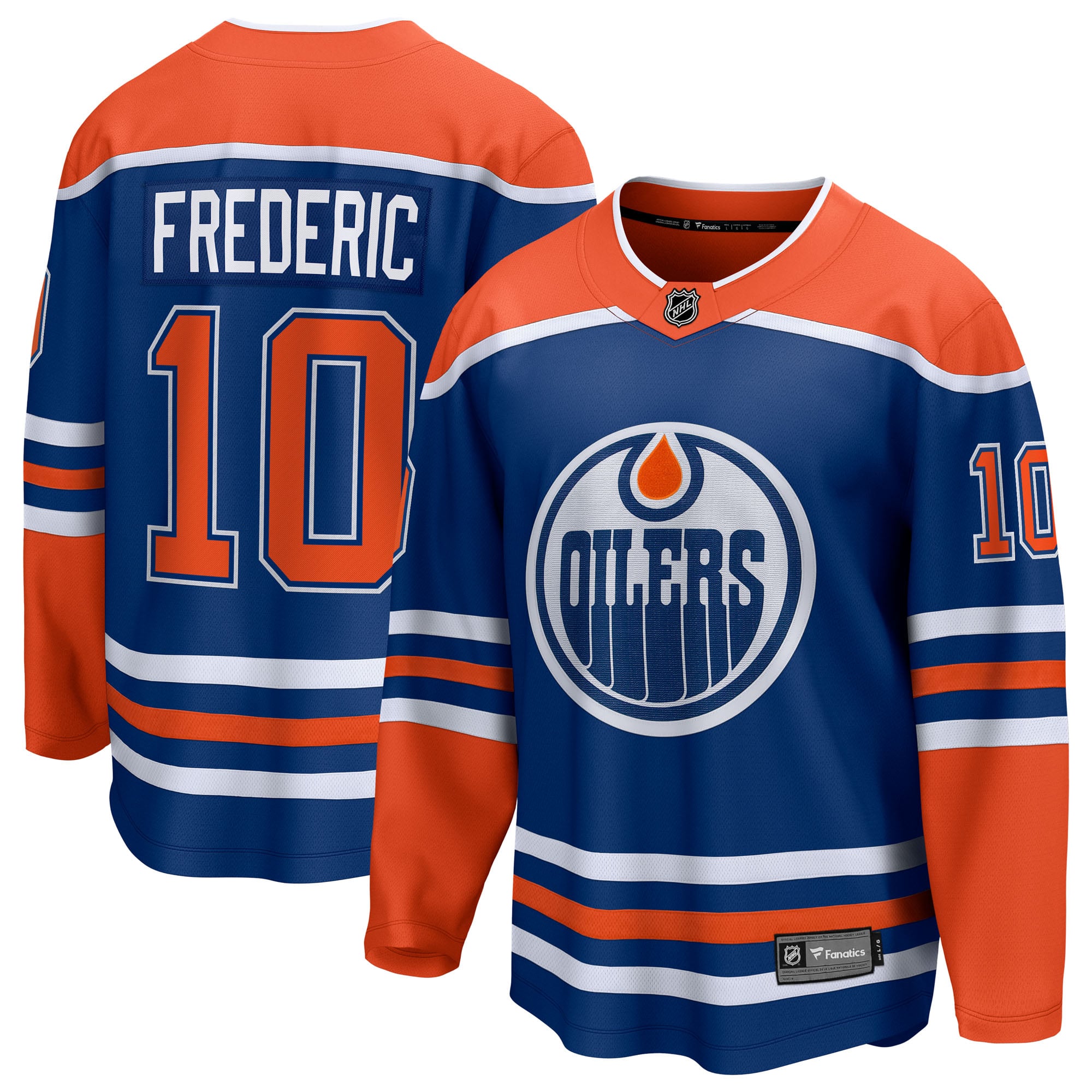 Trent Frederic Edmonton Oilers Home Breakaway Jersey - Royal - Image 2