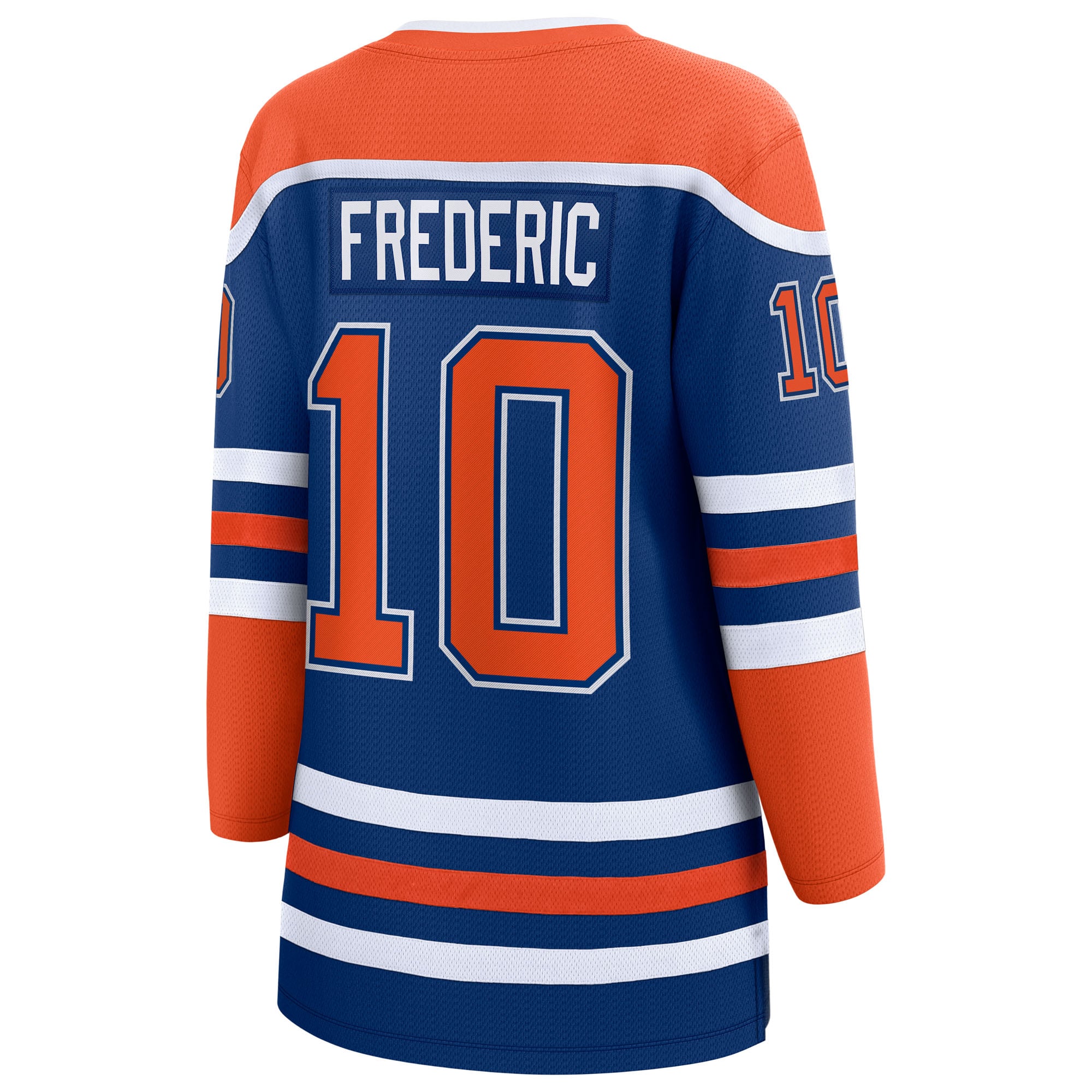 Trent Frederic Edmonton Oilers Women's Home Breakaway Jersey - Royal - Image 4