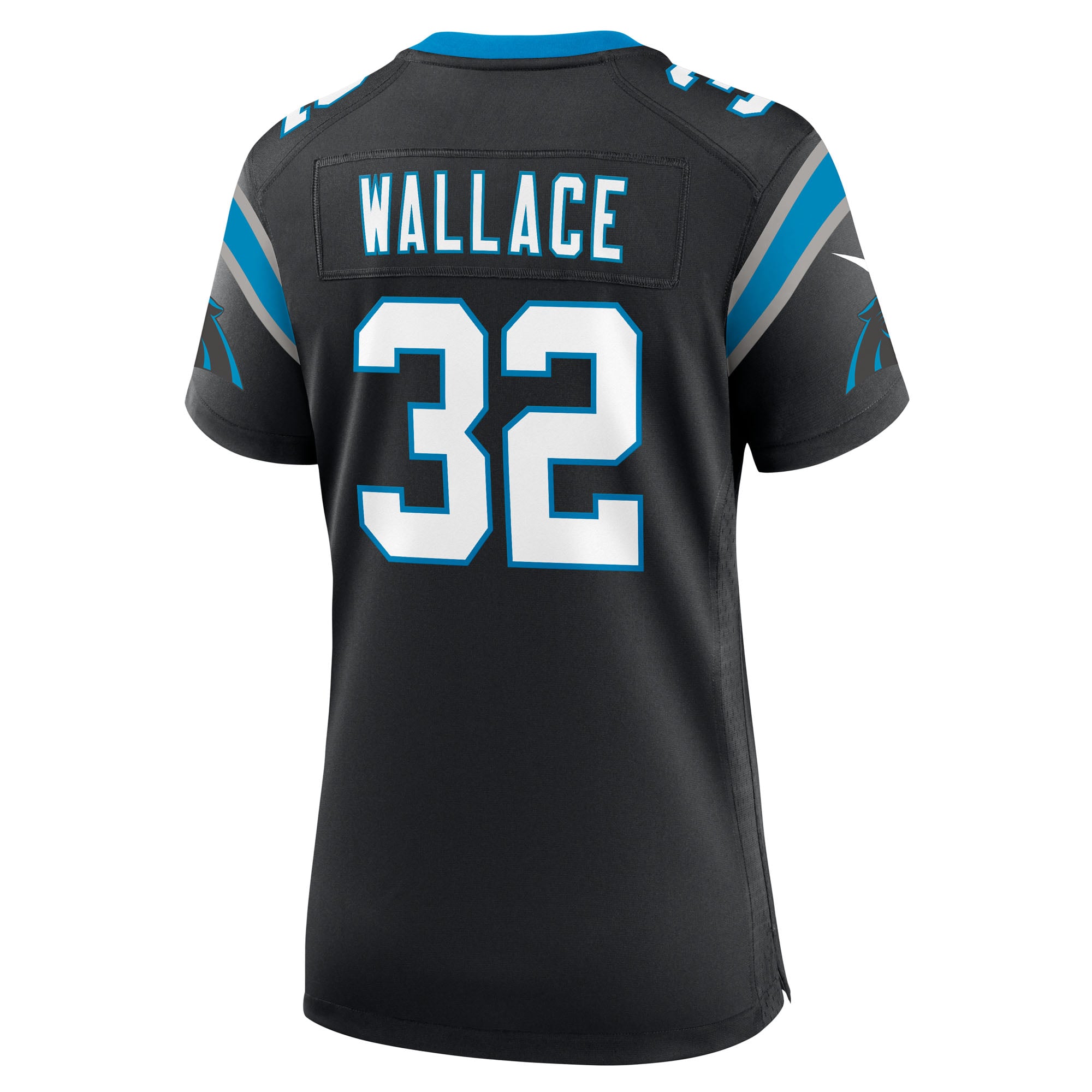 Trevin Wallace Carolina Panthers Women's Team Game Jersey - Black - Image 4