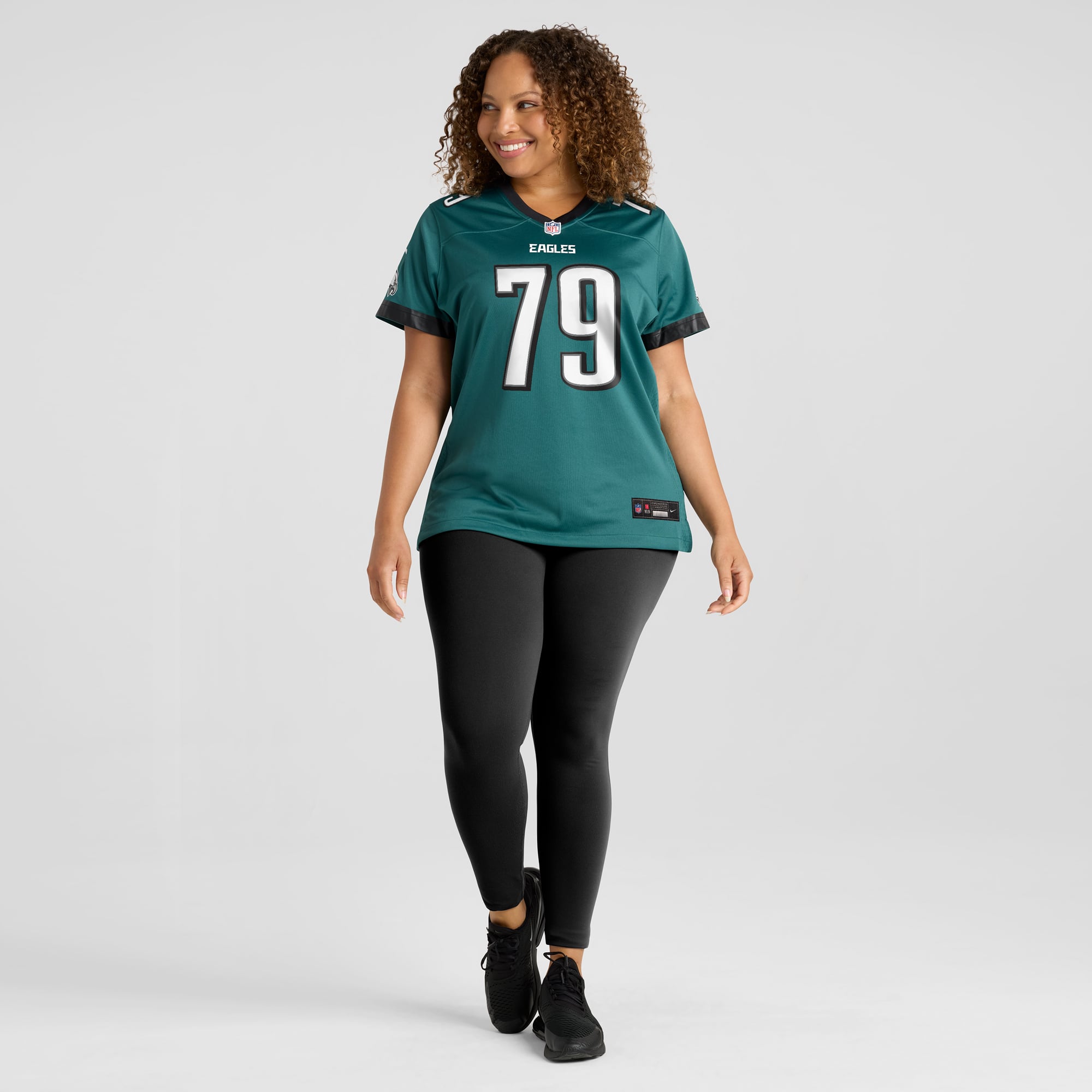 Trevor Keegan Philadelphia Eagles Women's Team Game Jersey - Midnight Green - Image 7