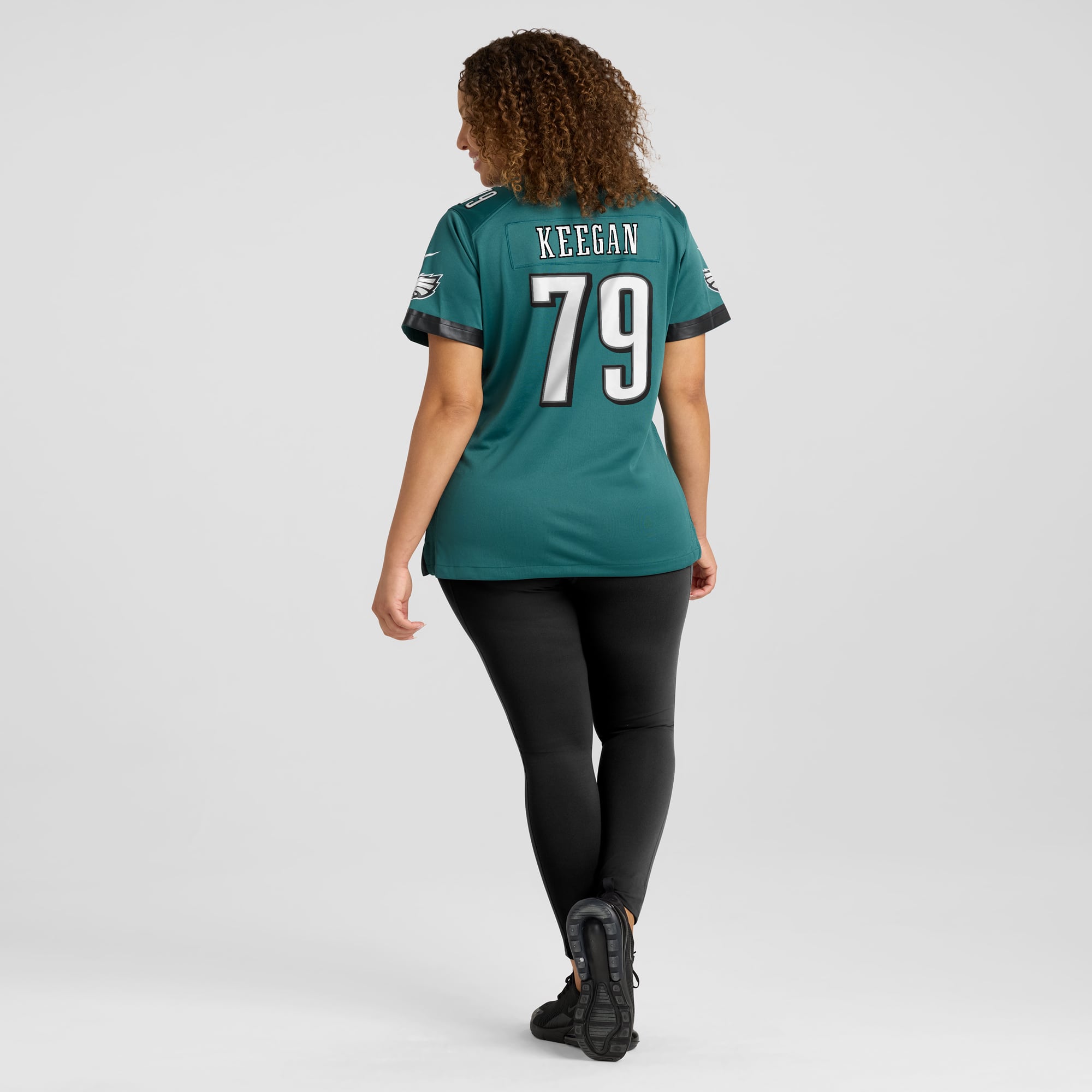 Trevor Keegan Philadelphia Eagles Women's Team Game Jersey - Midnight Green - Image 8