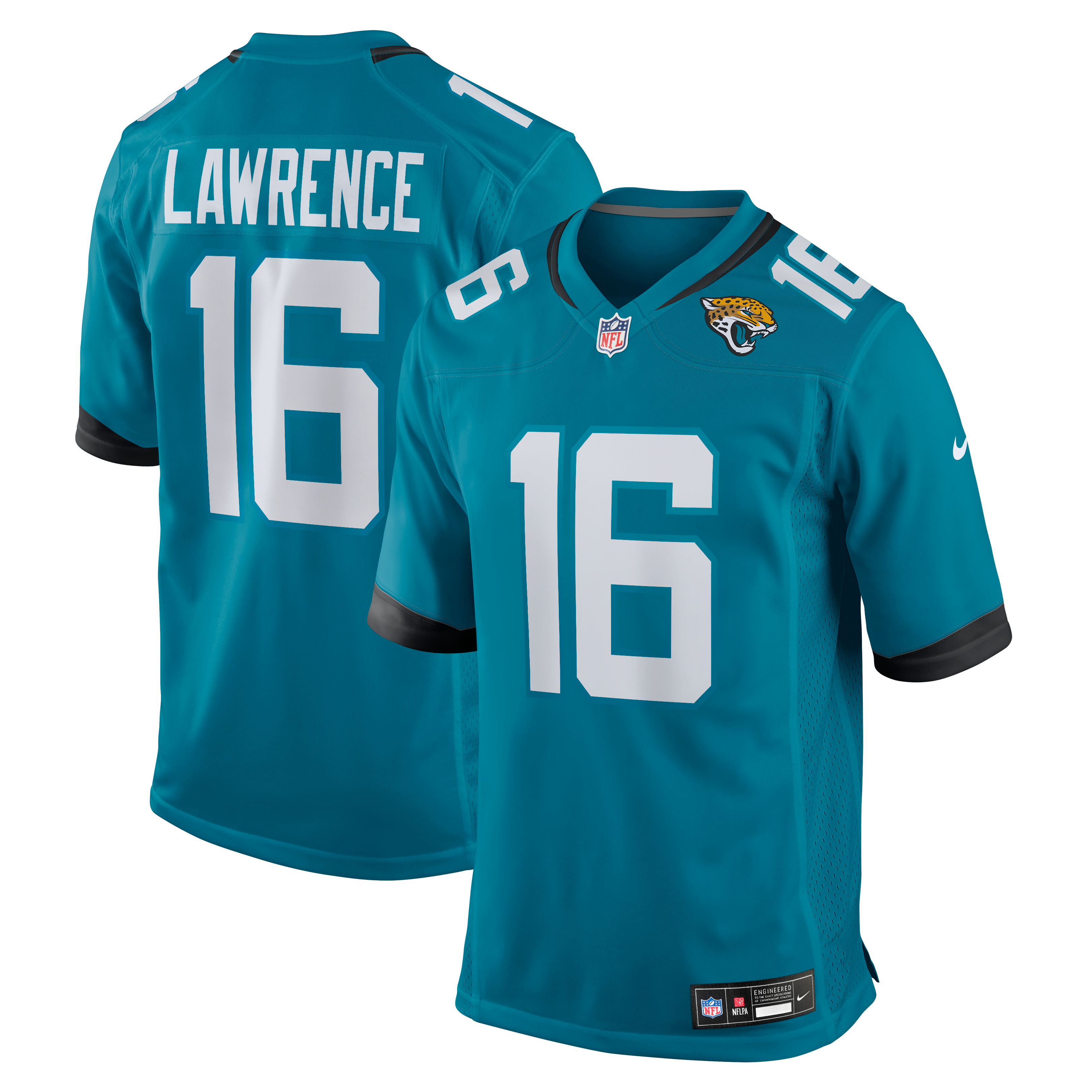 Trevor Lawrence Jacksonville Jaguars Home Game Jersey - Teal