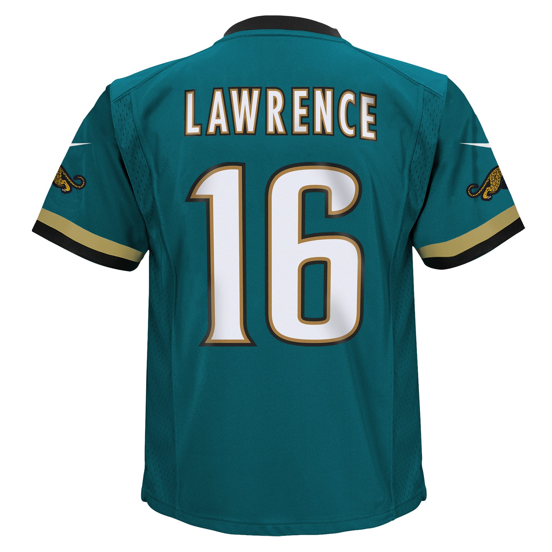 Trevor Lawrence Jacksonville Jaguars Infant Alternate Prowler Throwback Player Game Jersey - Teal - Image 4