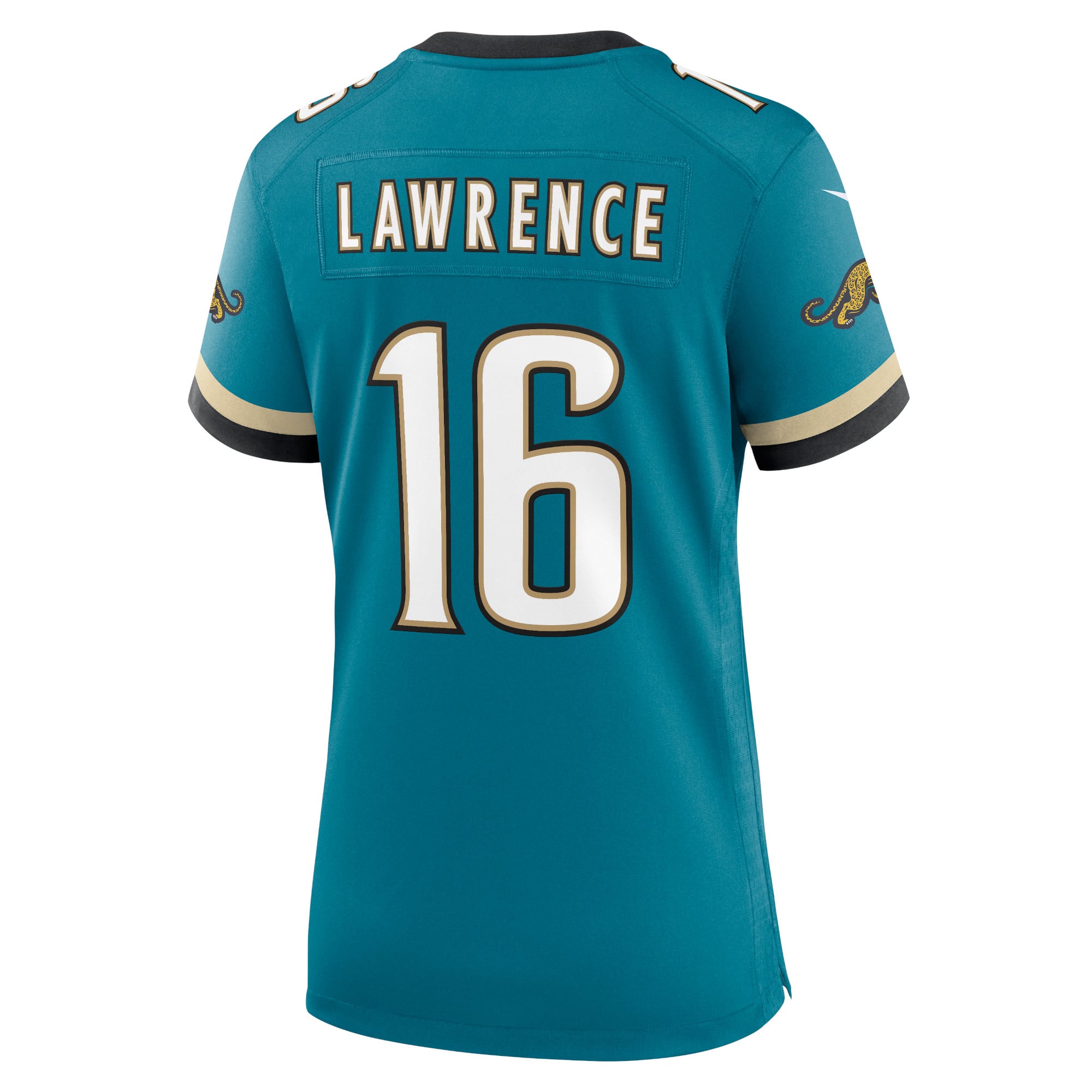 Trevor Lawrence Jacksonville Jaguars Women's Prowler Throwback Game Jersey - Teal - Image 4