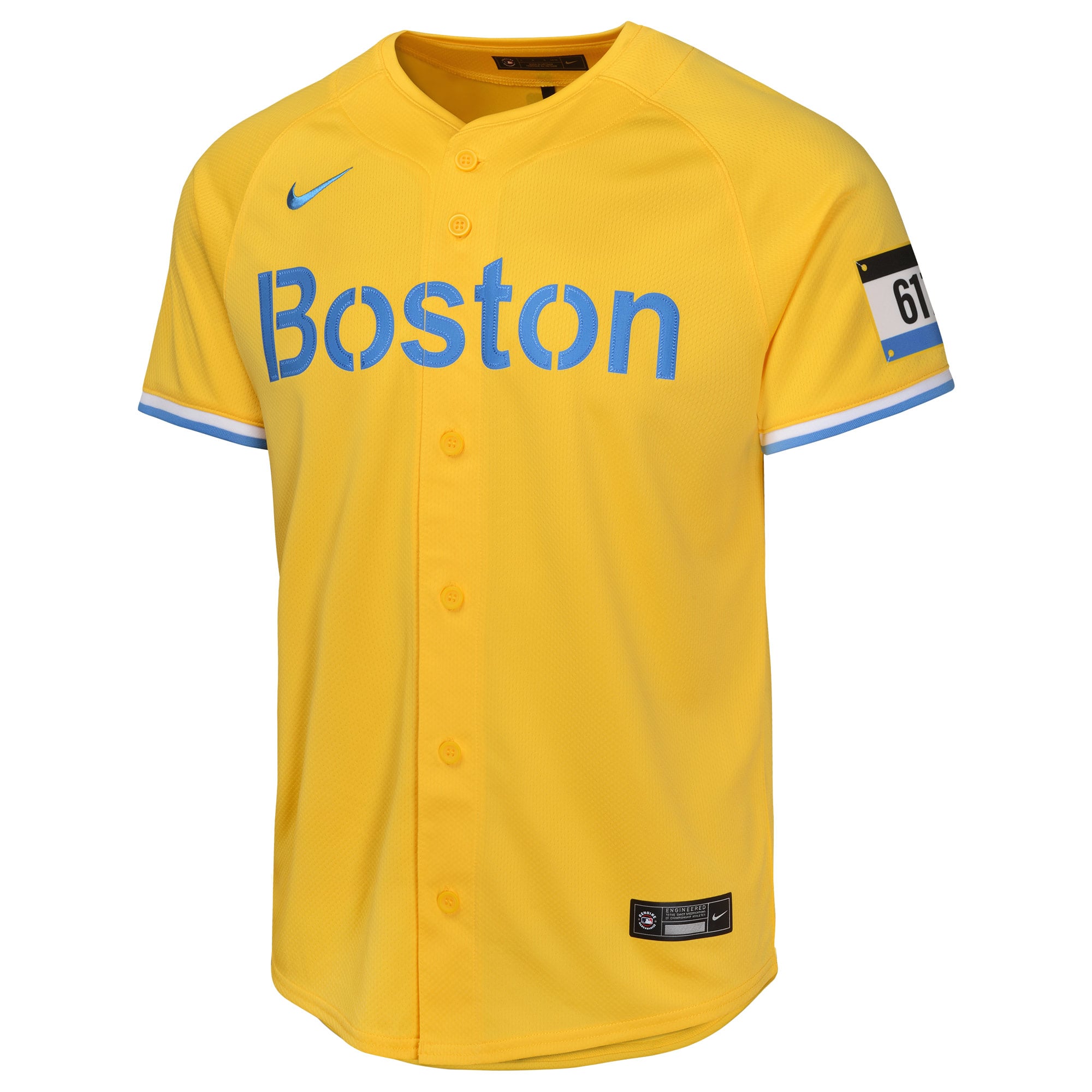 Trevor Story Boston Red Sox Youth City Connect Limited Player Jersey - Gold - Image 3