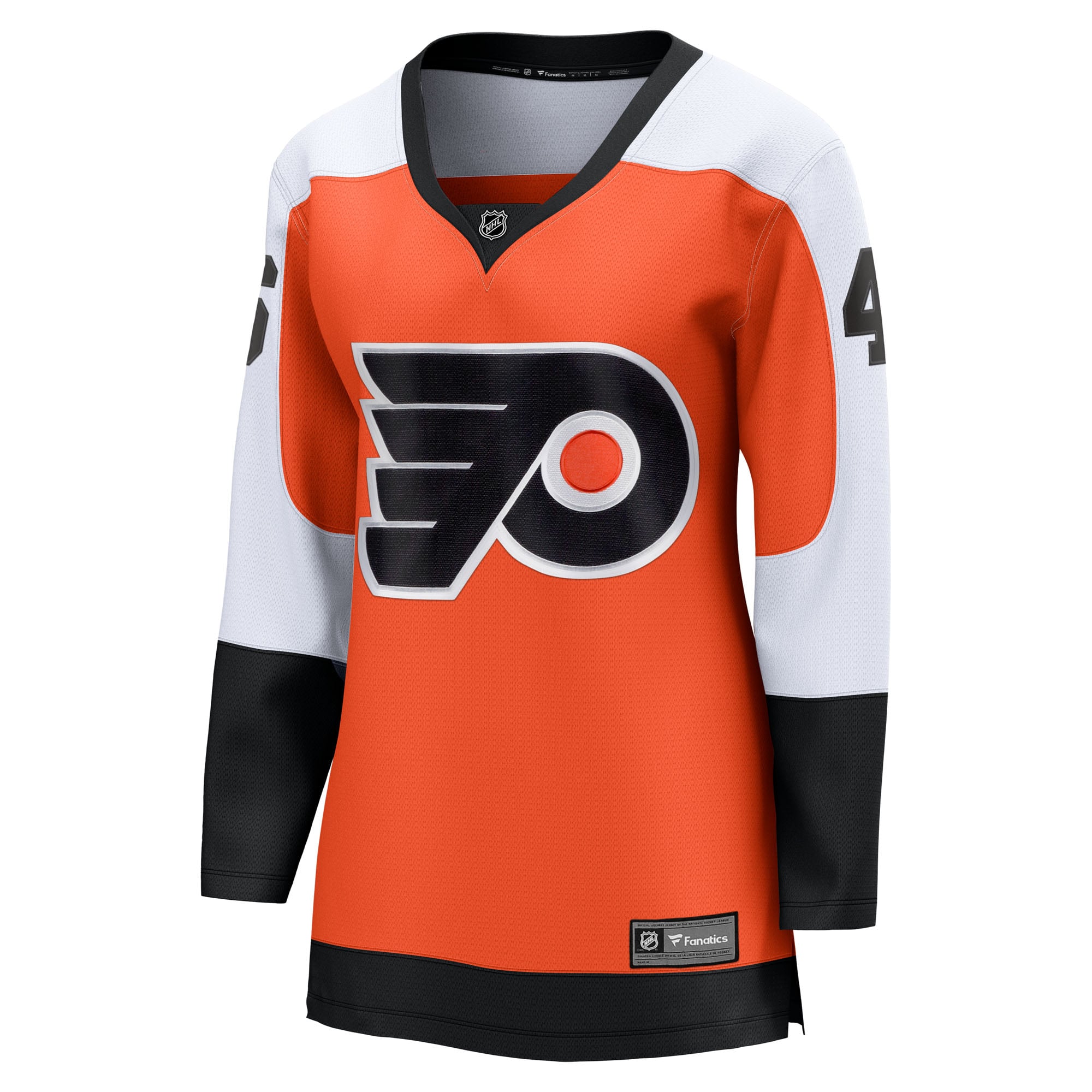 Trevor Zegras Philadelphia Flyers Women's Home Breakaway Jersey - Orange - Image 3