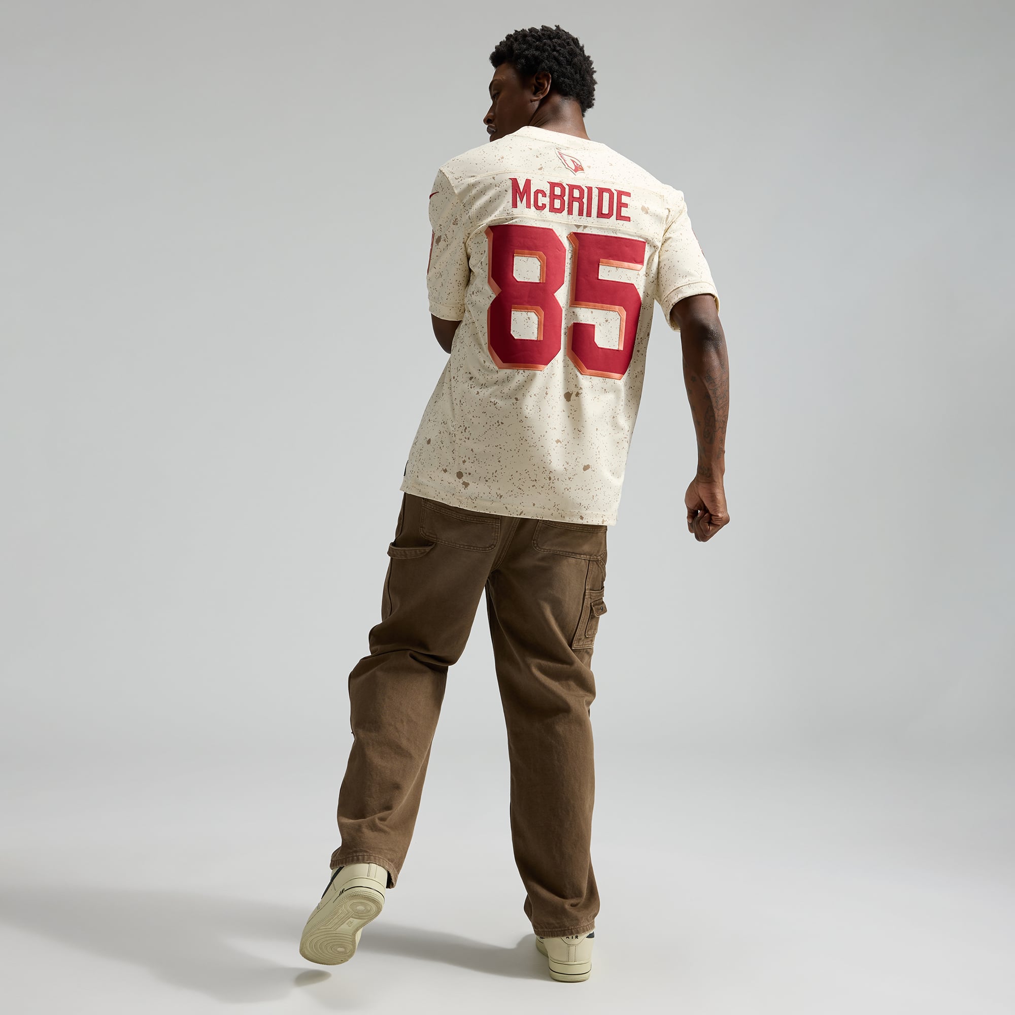 Trey McBride Arizona Cardinals 2025 Rivalries Collection Stitched Limited Jersey - Natural - Image 6