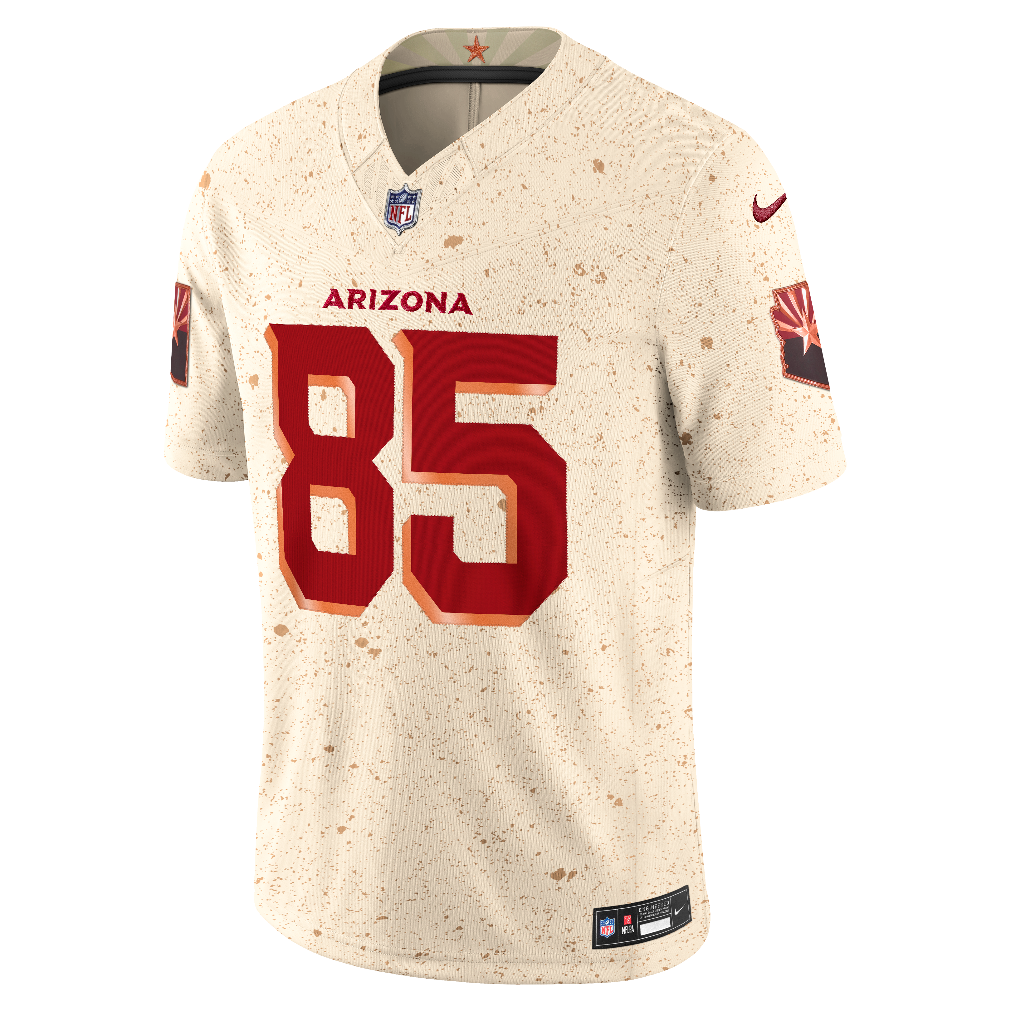 Trey McBride Arizona Cardinals 2025 Rivalries Collection Stitched Limited Jersey - Natural - Image 3