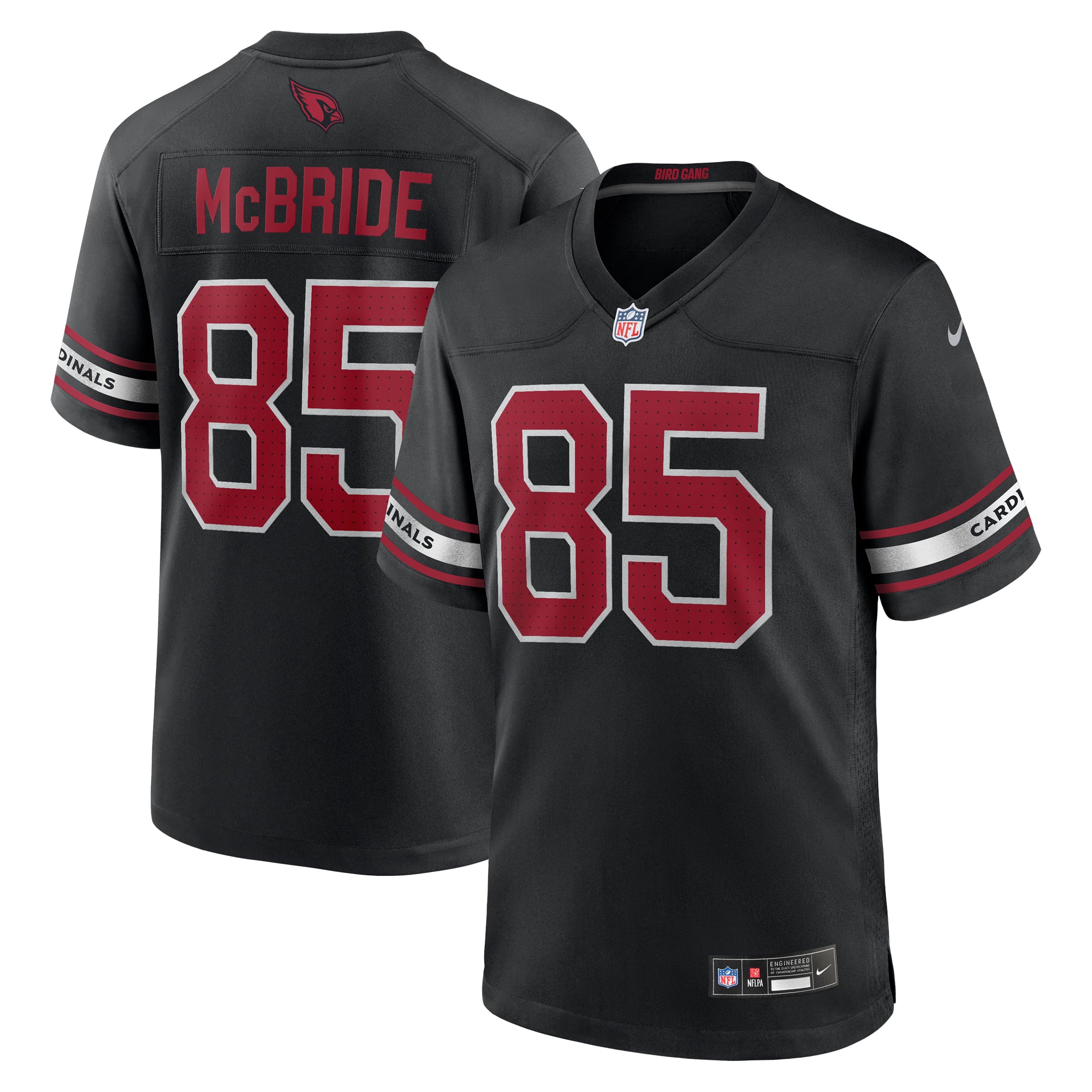 Trey McBride Arizona Cardinals Alternate Game Jersey - Black - Black - Image 2