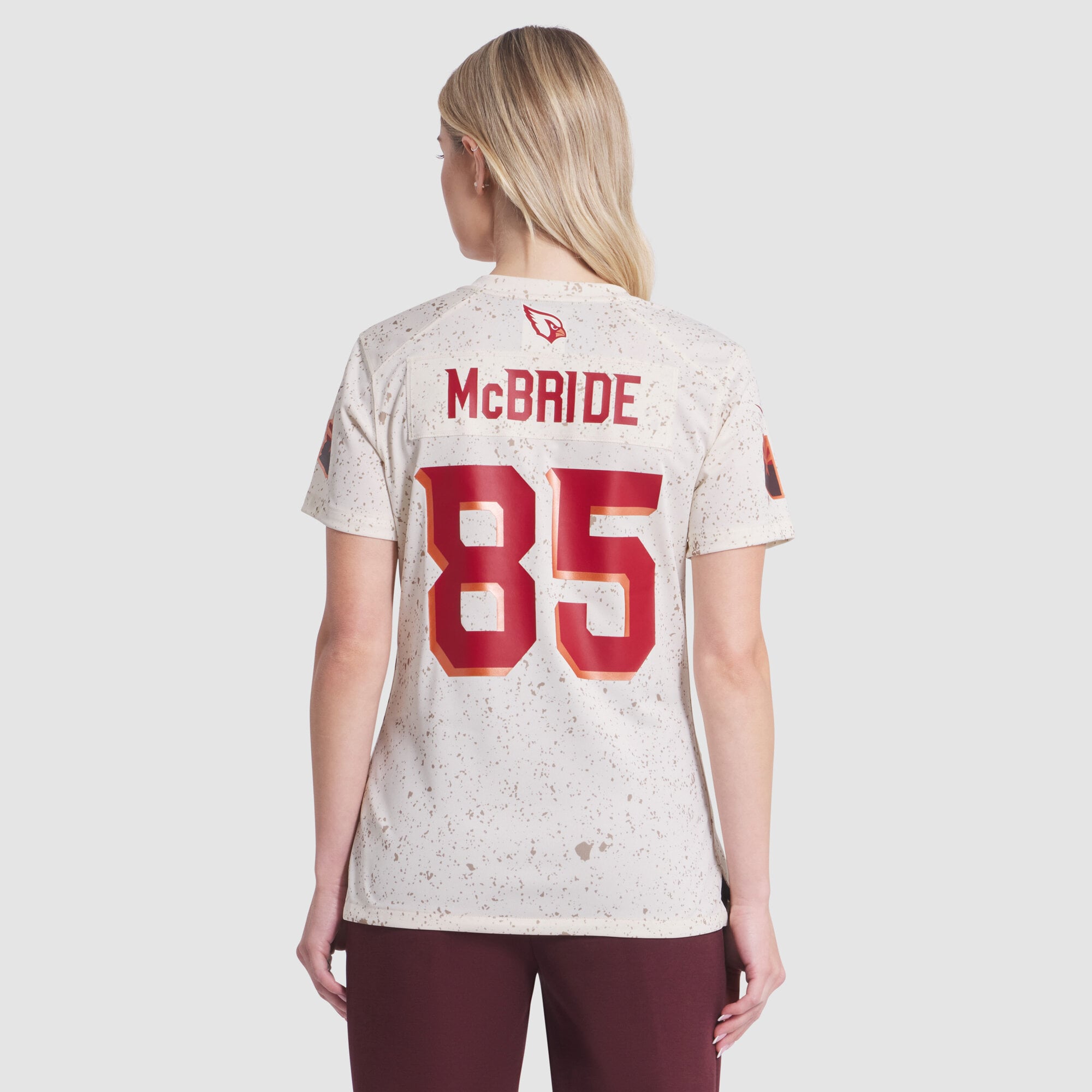 Trey McBride Arizona Cardinals Women's 2025 Rivalries Collection Game Jersey - Natural - Image 6