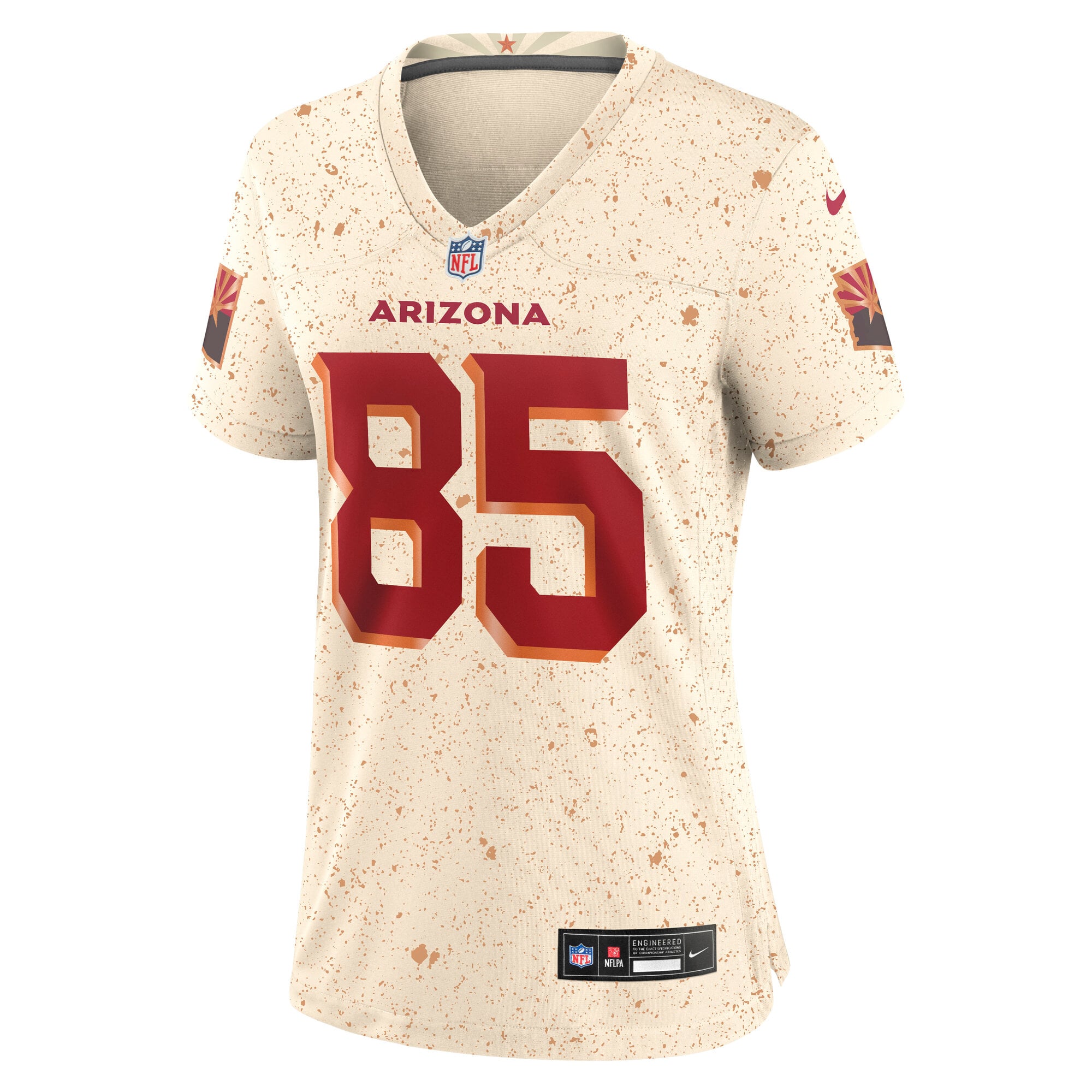 Trey McBride Arizona Cardinals Women's 2025 Rivalries Collection Game Jersey - Natural - Image 3