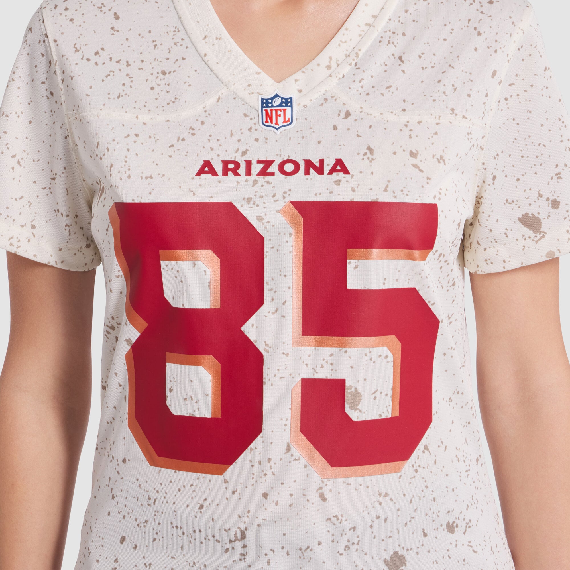Trey McBride Arizona Cardinals Women's 2025 Rivalries Collection Game Jersey - Natural - Image 7