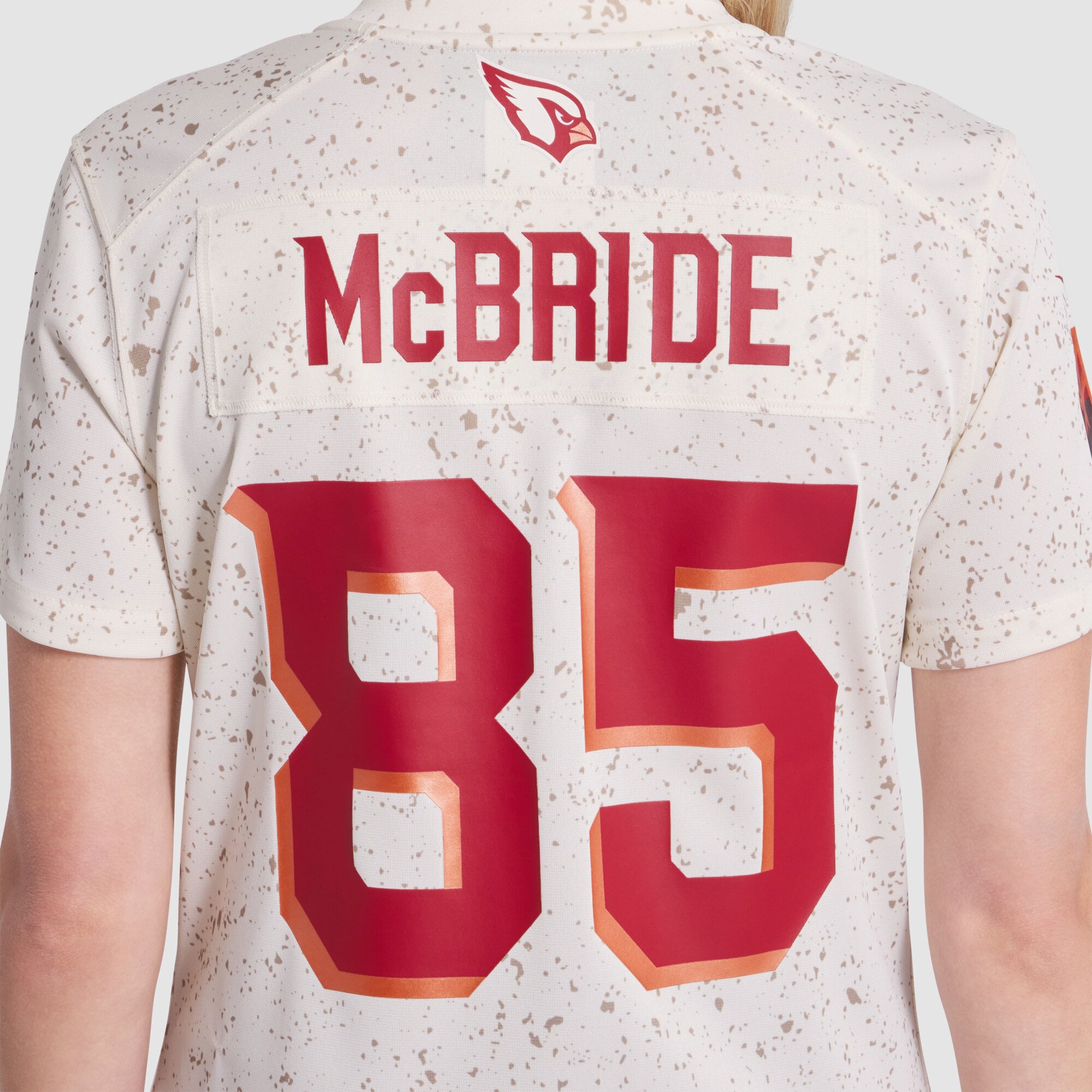 Trey McBride Arizona Cardinals Women's 2025 Rivalries Collection Game Jersey - Natural - Image 8