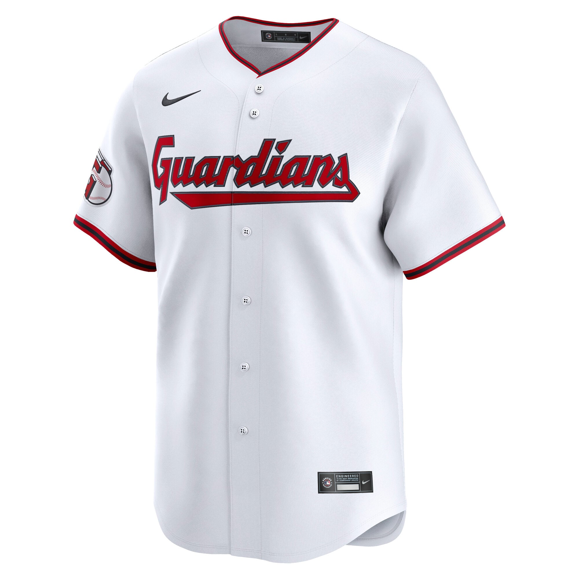 Triston McKenzie Cleveland Guardians Home Limited Player Jersey - White - Image 3
