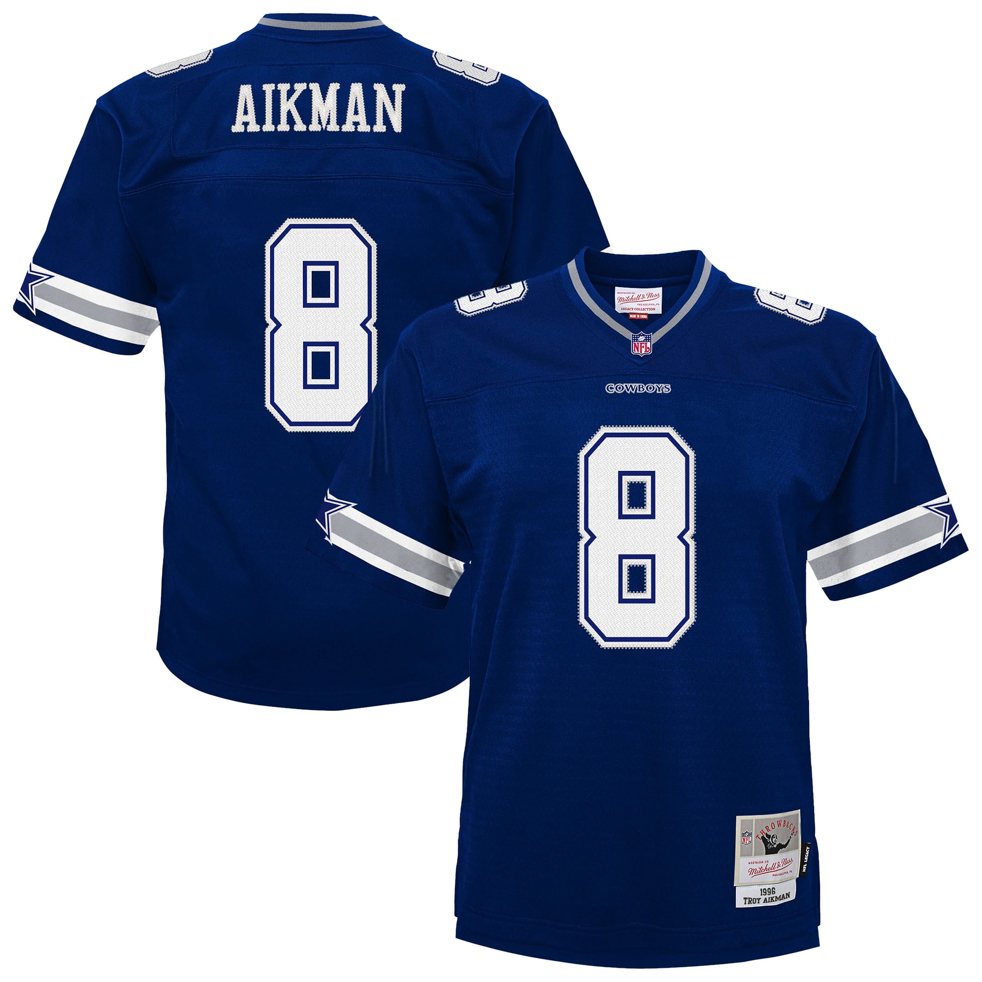 Troy Aikman Dallas Cowboys Infant 1996 Retired Legacy Jersey - Navy - Image 2