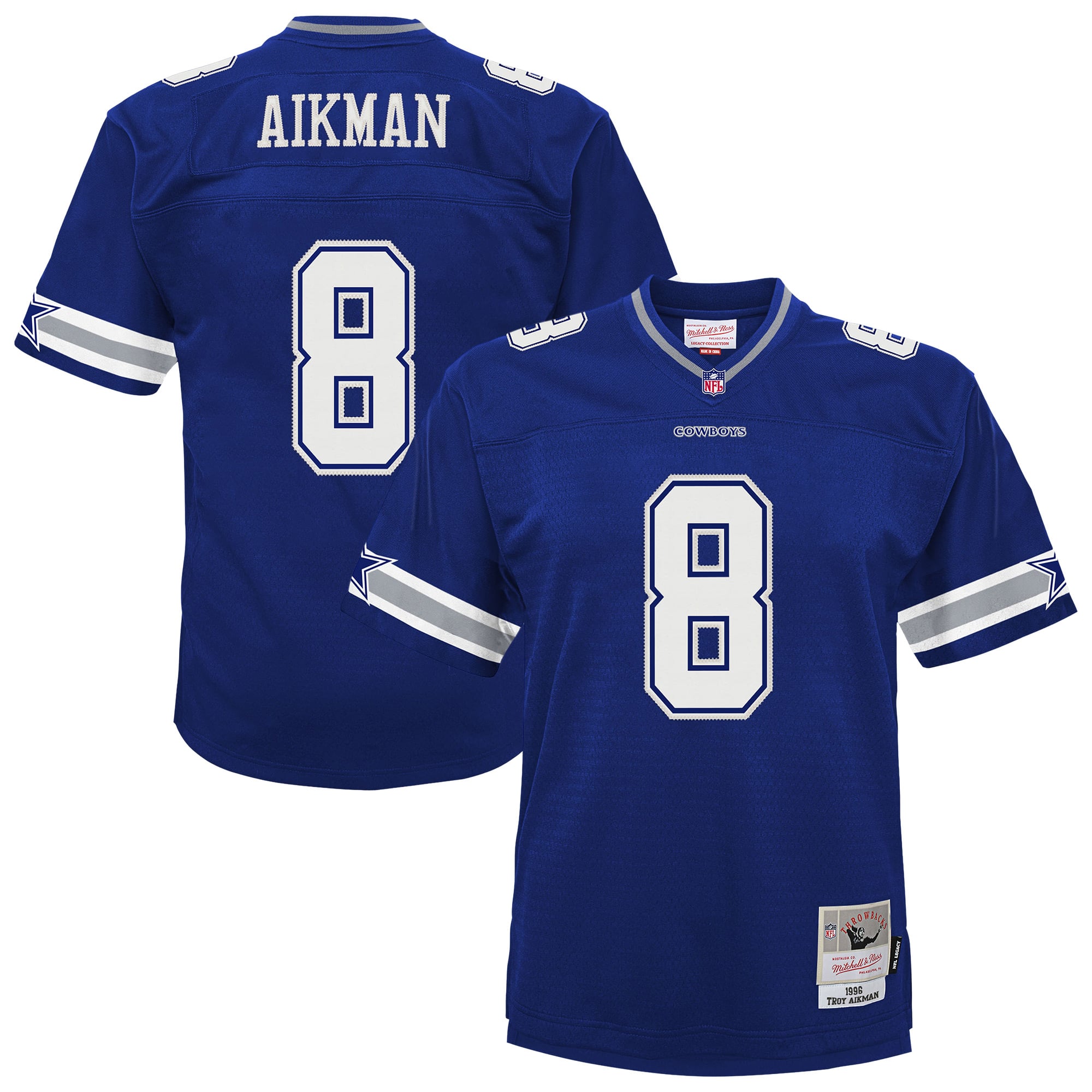 Troy Aikman Dallas Cowboys Preschool 1996 Retired Player Legacy Jersey - Navy - Image 2