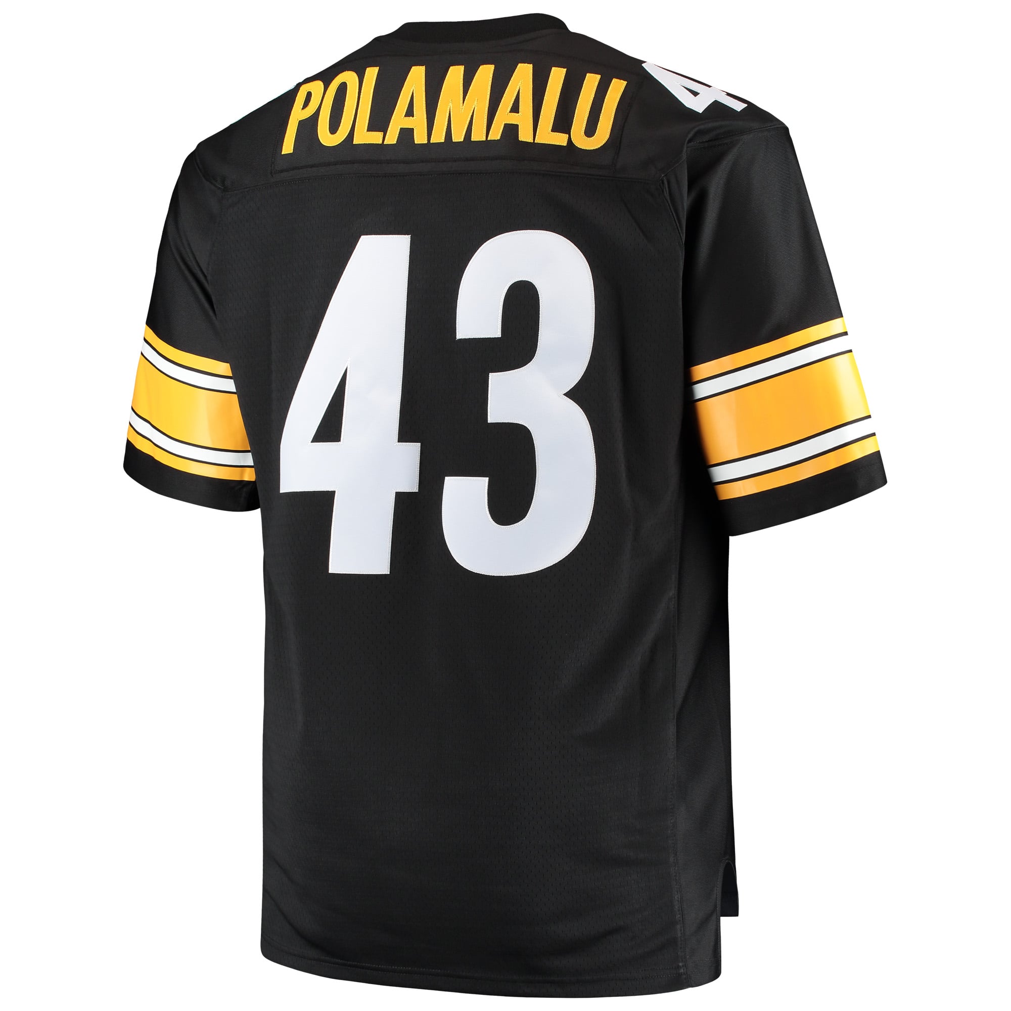 Troy Polamalu Pittsburgh Steelers Big & Tall 2005 Retired Player Jersey - Black - Image 4