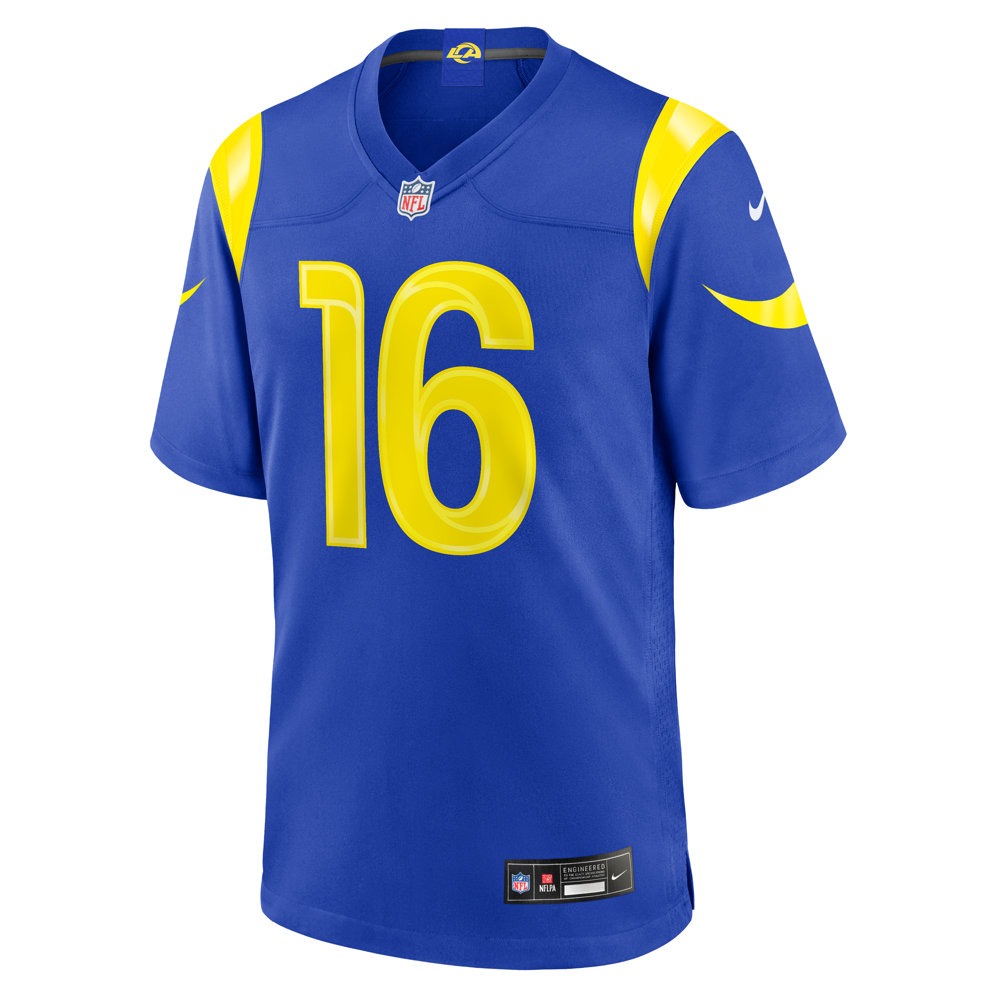 Tru Edwards Los Angeles Rams Team Game Jersey - Royal - Image 3
