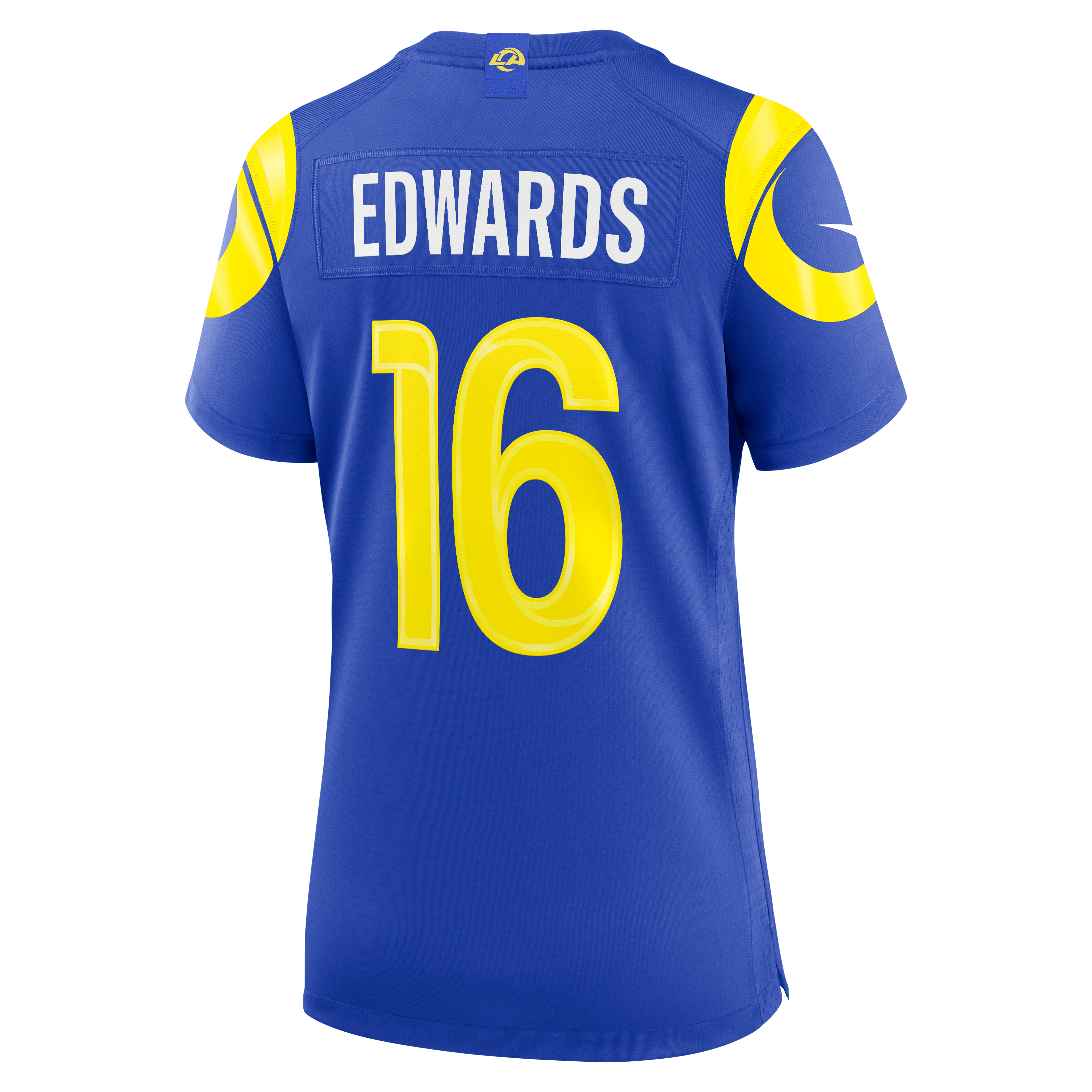 Tru Edwards Los Angeles Rams Women's Team Game Jersey - Royal - Image 4