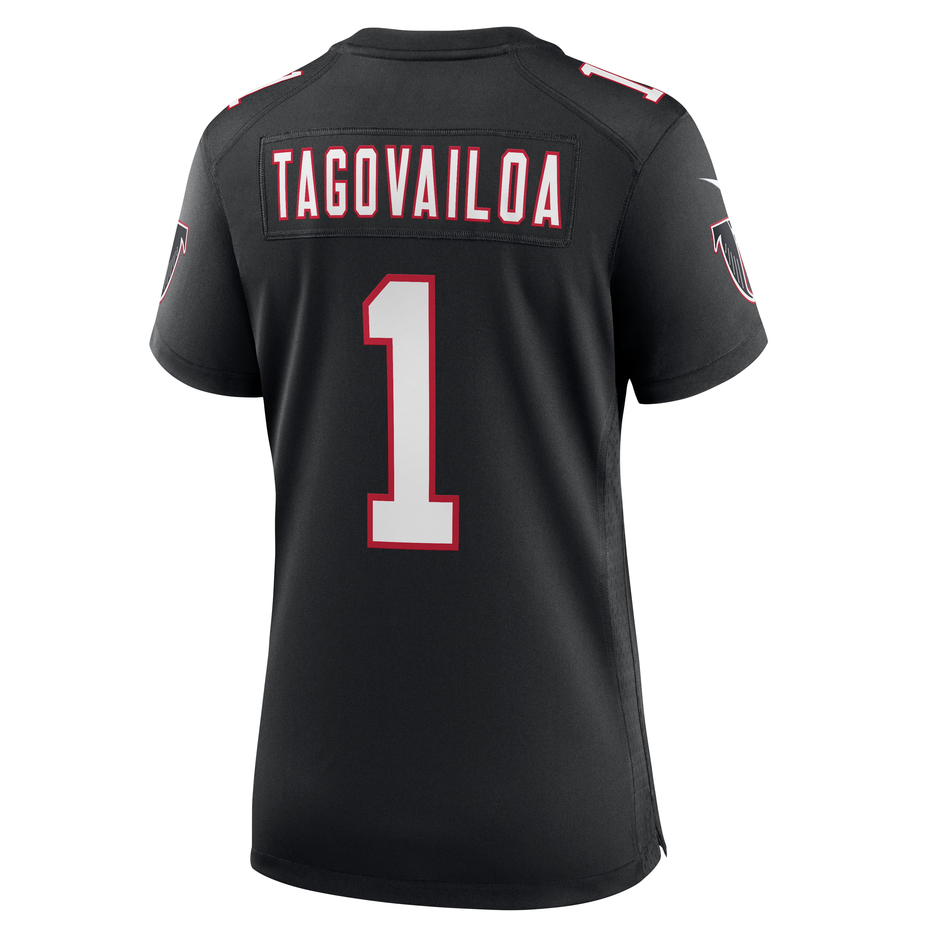 Tua Tagovailoa Atlanta Falcons Women's Alternate Game Jersey - Black - Image 4